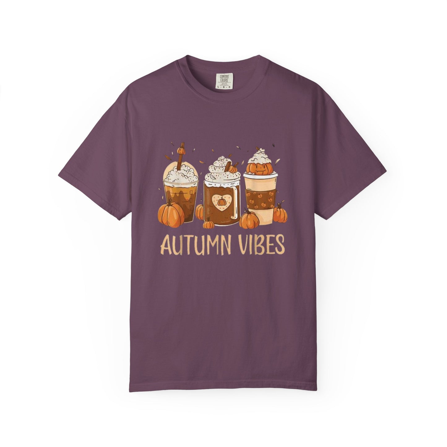 Autumn Vibes Pumpkin Spice Tee, Fall Colors T-Shirt for Teachers, Unisex