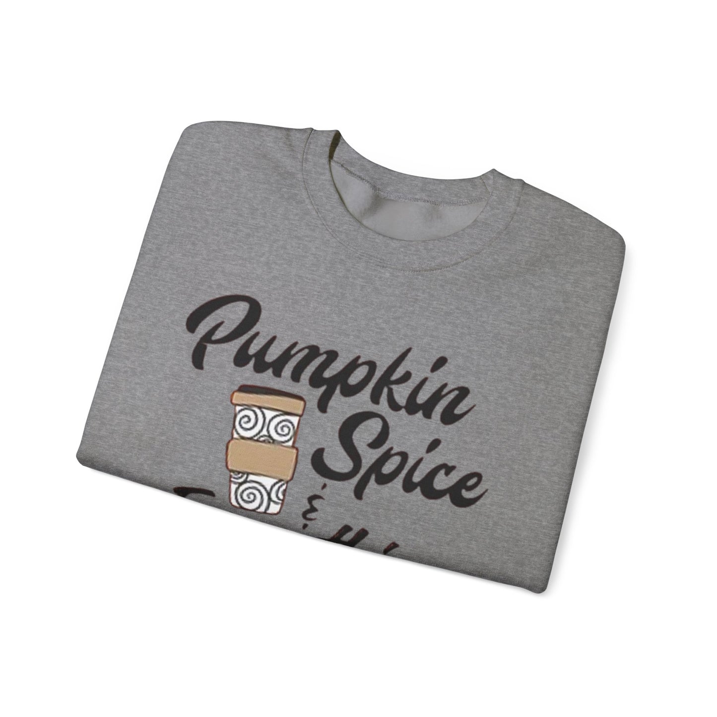 Fall Pumpkin Spice & Everything Nice Latte Fall Lover Gift, Unisex Sweatshirt,