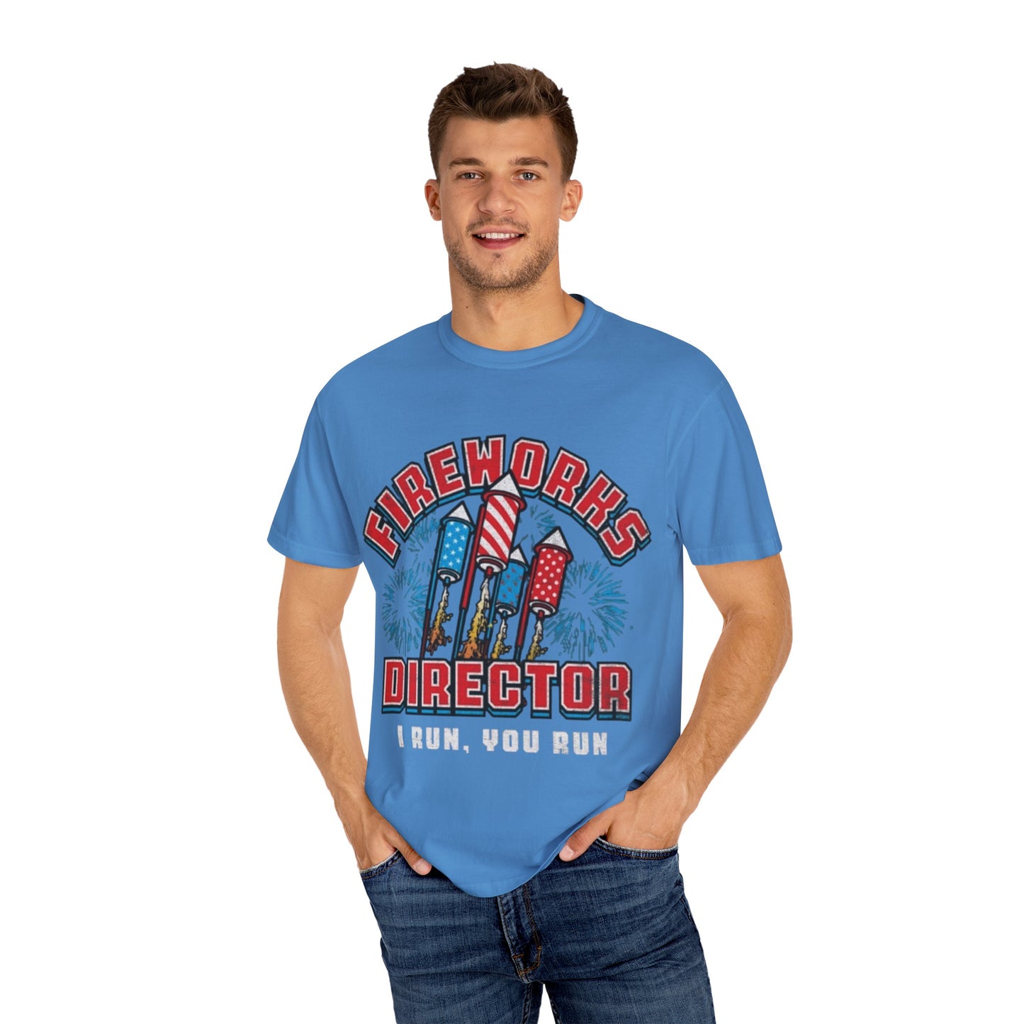Fireworks Director 4th of July Patriotic shirt Independence Day 1776 MERICA USA