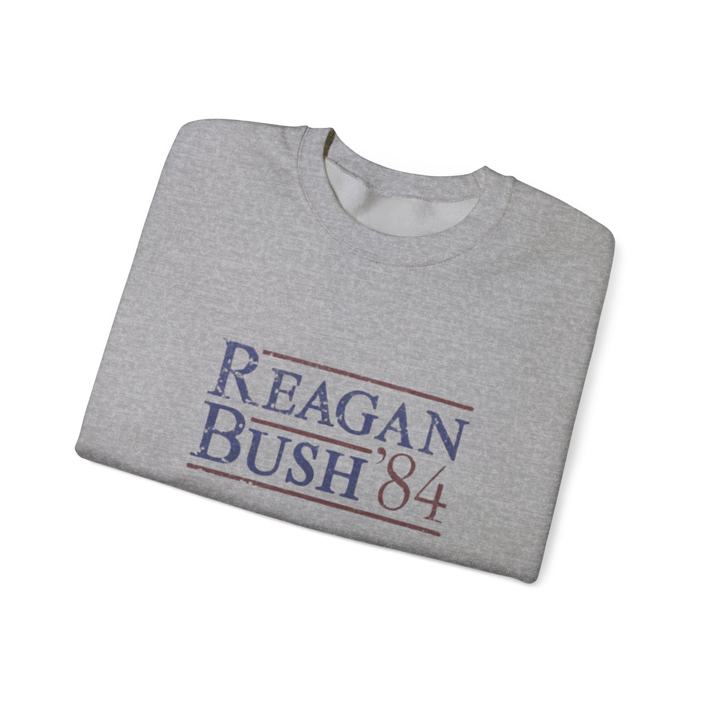 Political Campaign Reagan/Bush 84 Presidential USA Sweatshirt, Unisex Crewneck