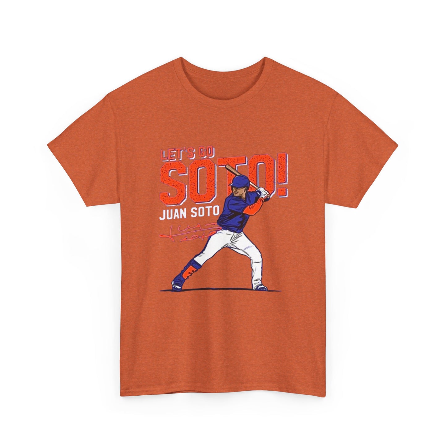 Juan Soto New York Mets MLB Baseball T, Soto Shuffle Unisex Heavy Cotton T-Shirt