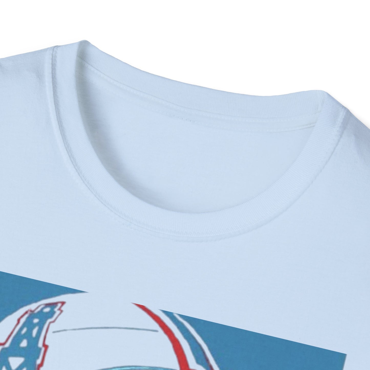 Classic Houston Oilers Unisex Tee, Vintage NFL Logo Softstyle, Tennessee Titans