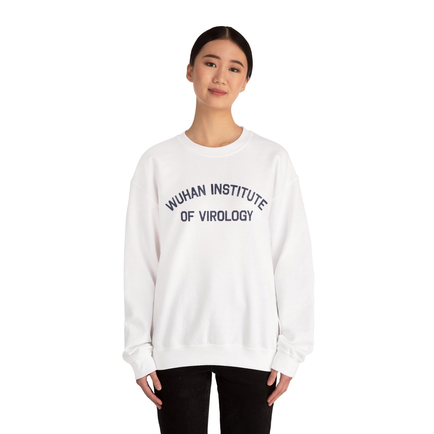 SARS Covid-19 Pandemic Crewneck Sweatshirt, Virology Lab Leaked Virus, World