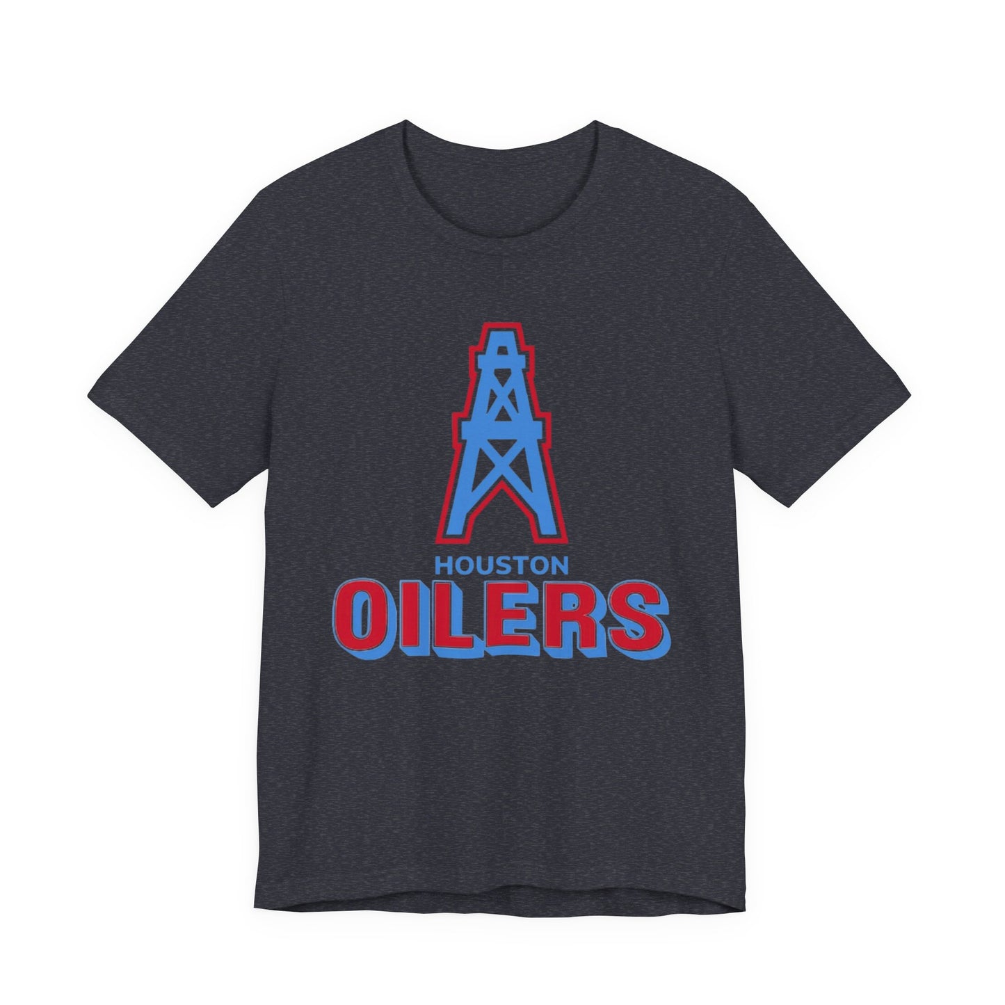 Houston Oilers Throwback Tee, NFL Unisex Jersey Short Sleeve Shirt, Vintage