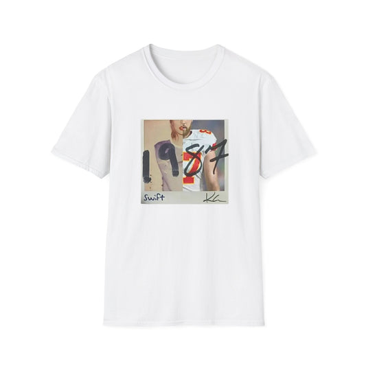 Swiftie x Chiefs Love Tee | 1989 Album CD & Kelce 87 Jersey Mashup Shirt