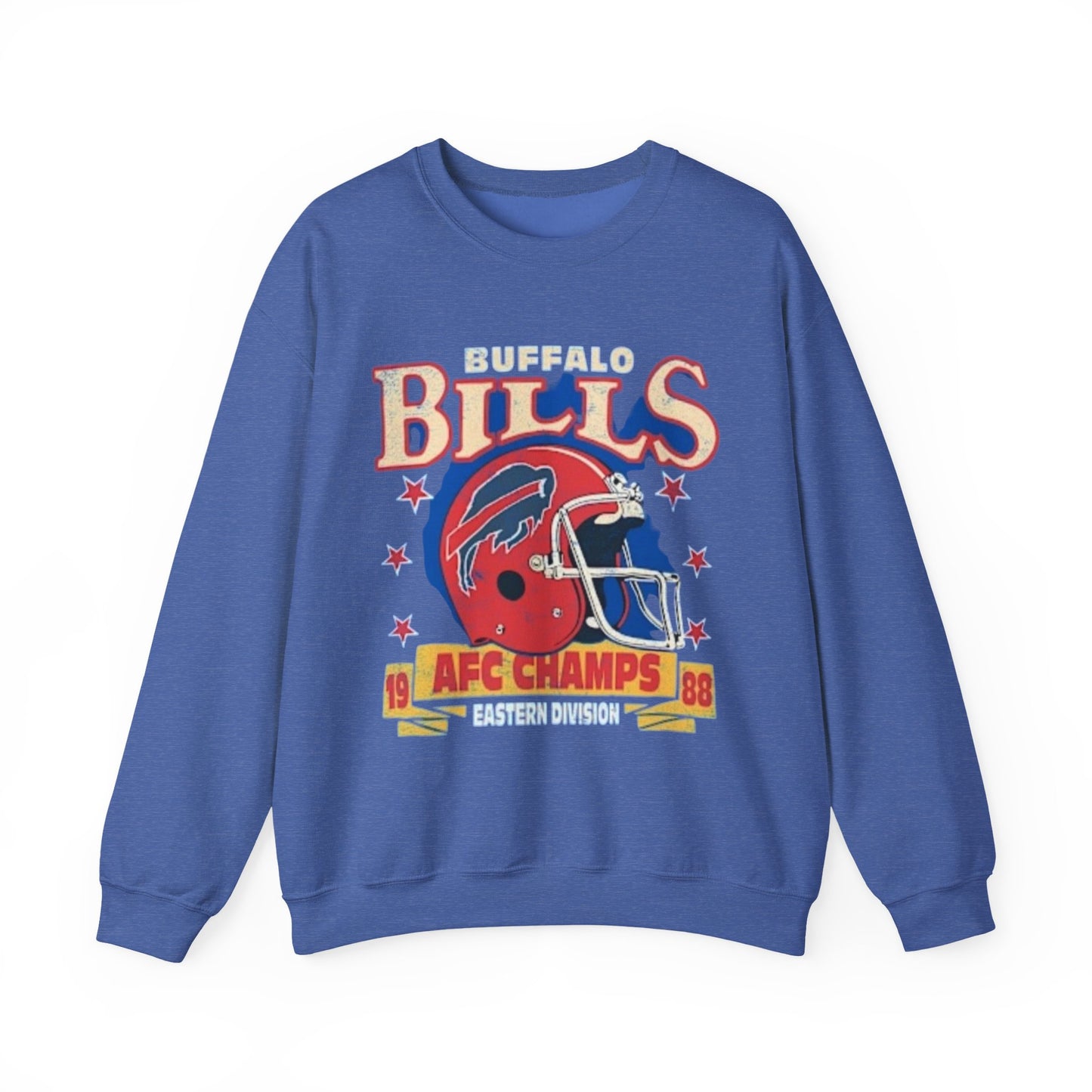 Buffalo Bills AFC Champions Sweatshirt, Vintage Retro Unisex Top, 1988 Champs