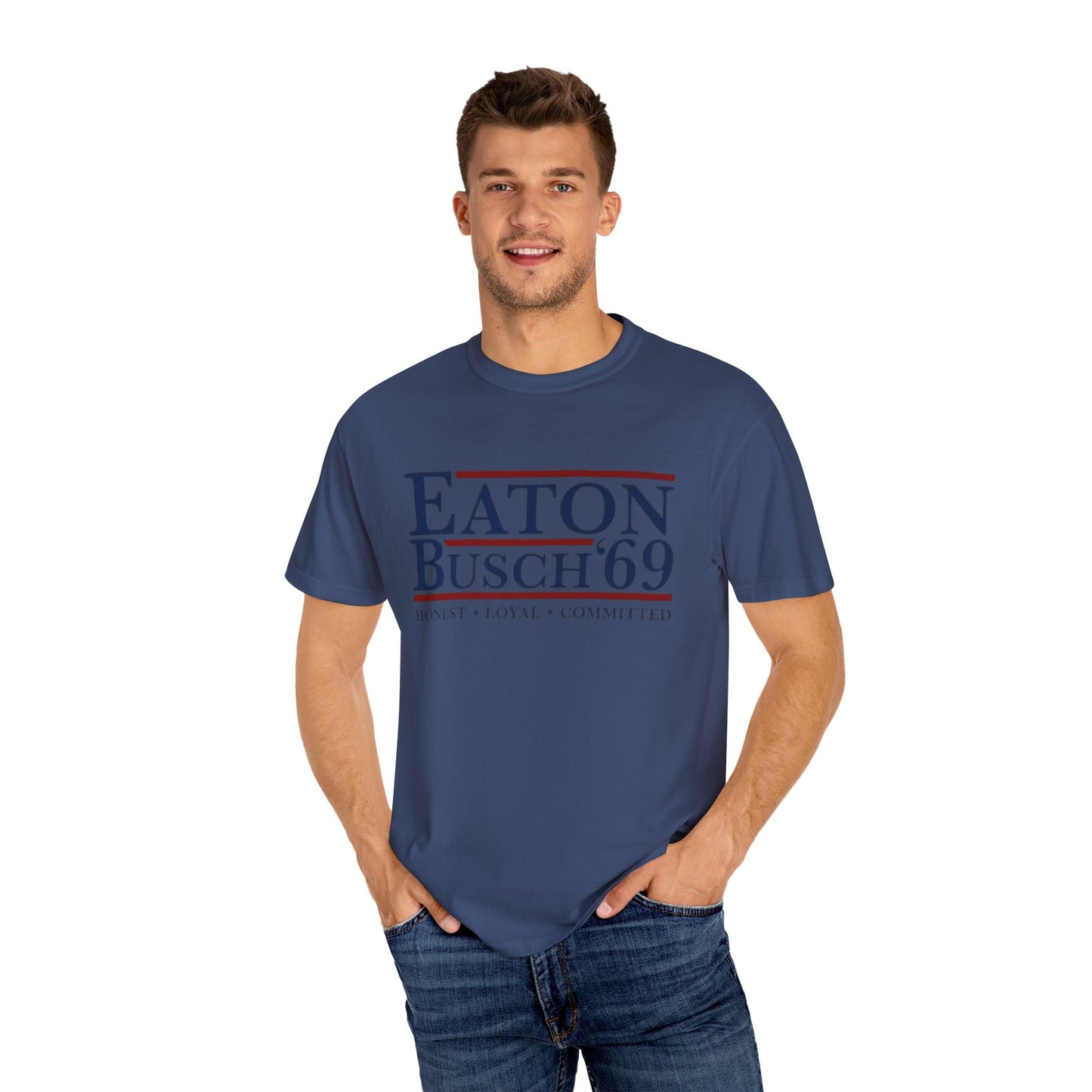 Vintage-Inspired Unisex T-Shirt- Eaton Busch '69, Casual Tee, Retro Shirt, [...]