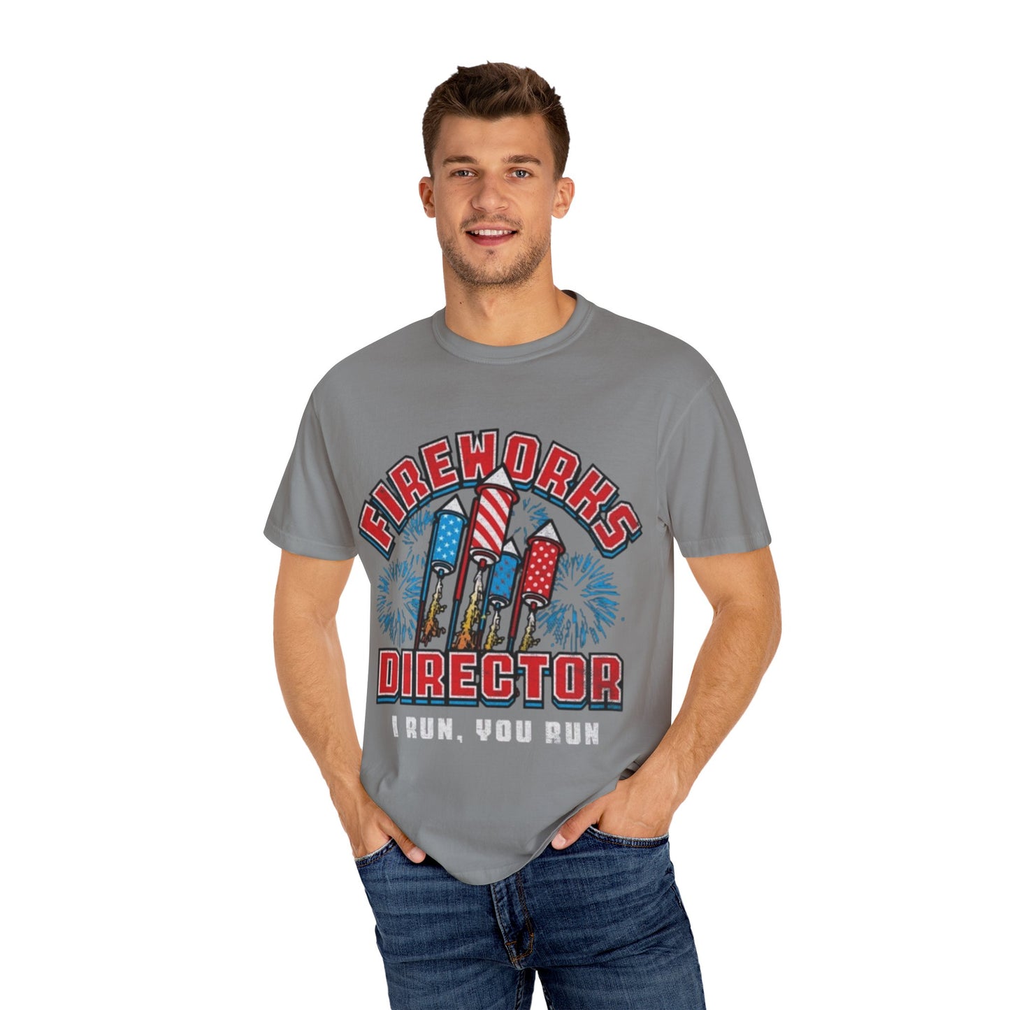 Fireworks Director 4th of July Patriotic shirt Independence Day 1776 MERICA USA