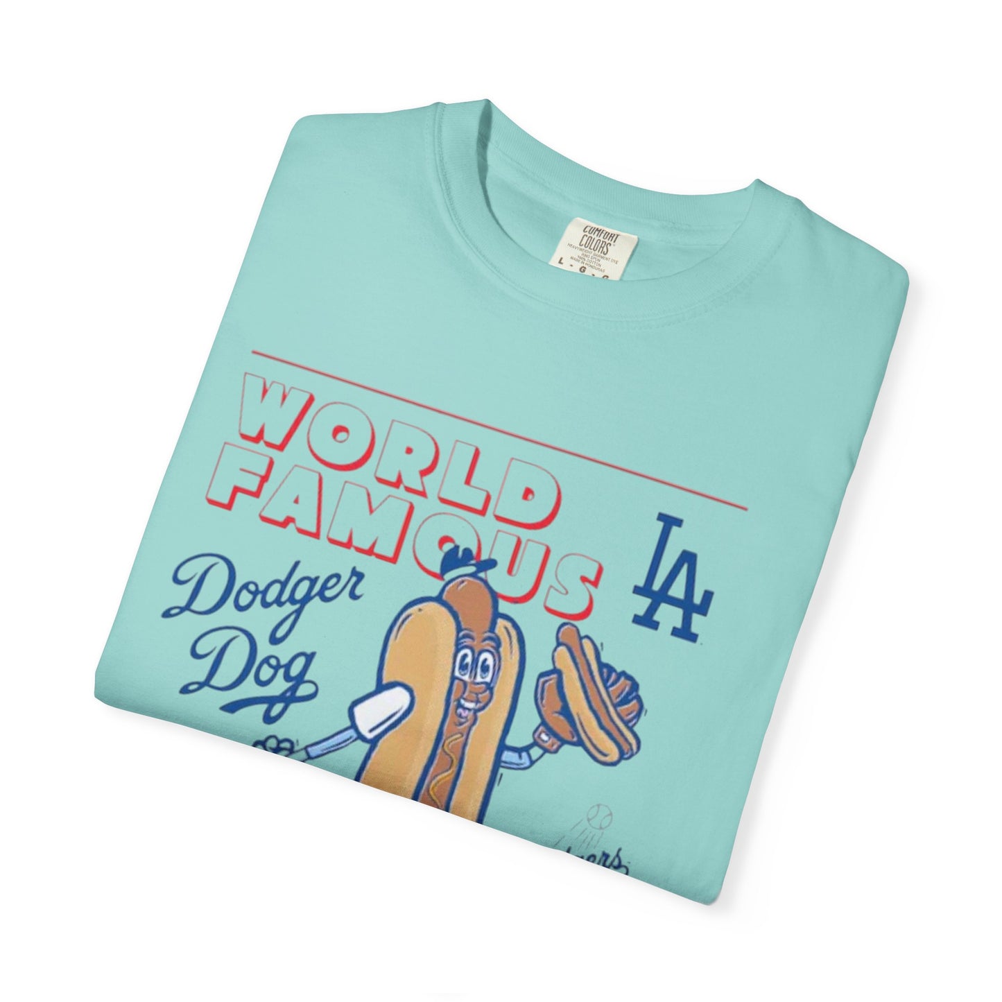 MLB Dodger Stadium Hotdog Man Unisex Tee, Famous Cuisine, Dodgers Baseball Fan