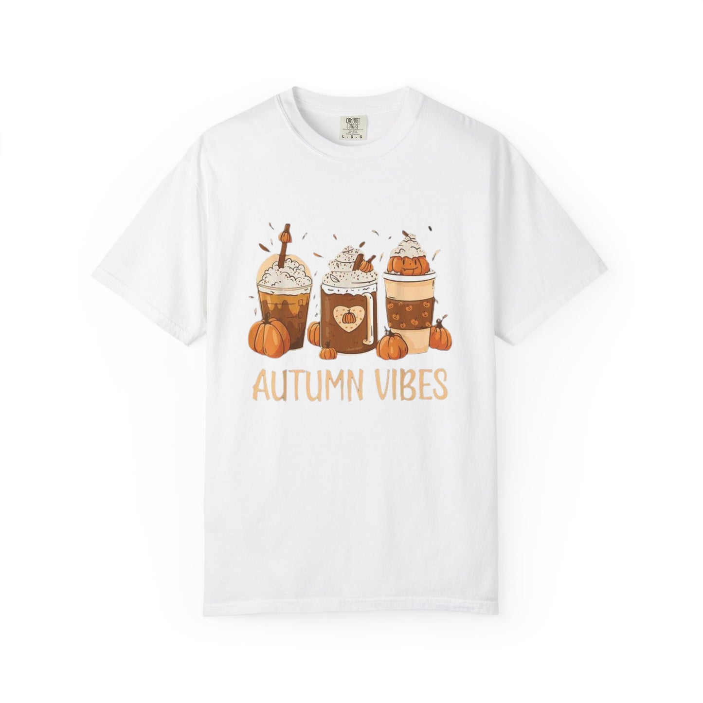 Autumn Vibes Pumpkin Spice Tee, Fall Colors T-Shirt for Teachers, Unisex