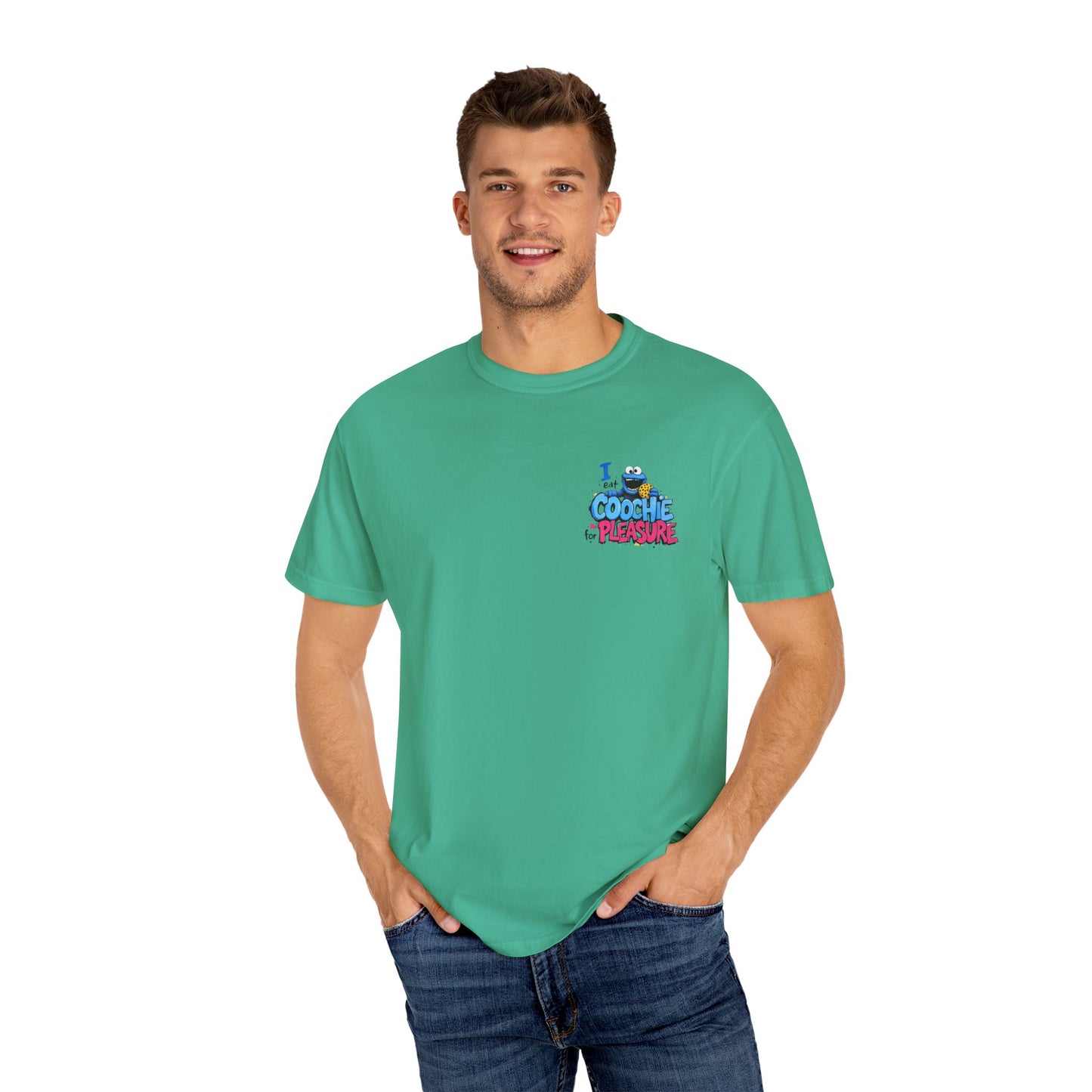 Cookie Monster Unisex Tshirt Funny Sesame Street Tee Comedy Shirt, I Eat Coochie