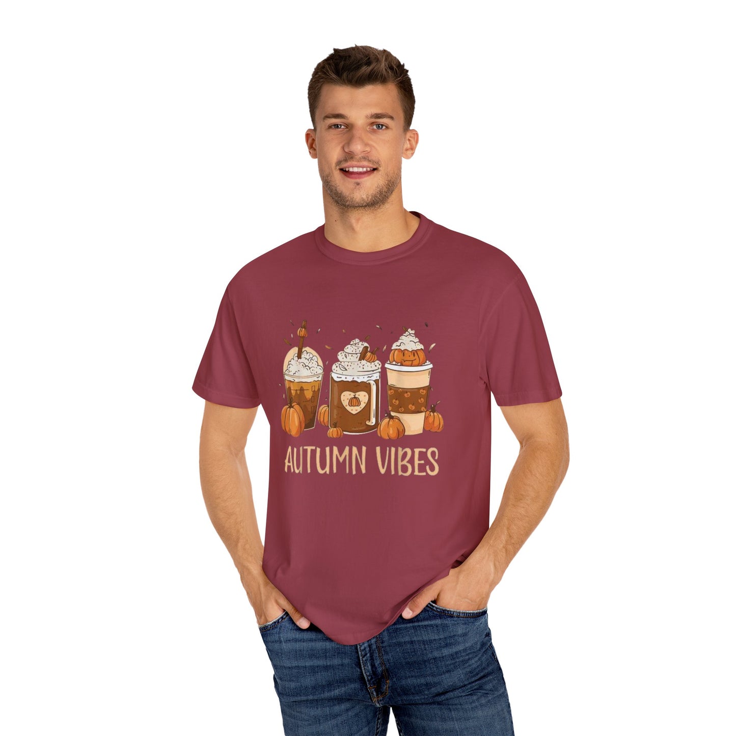 Autumn Vibes Pumpkin Spice Tee, Fall Colors T-Shirt for Teachers, Unisex