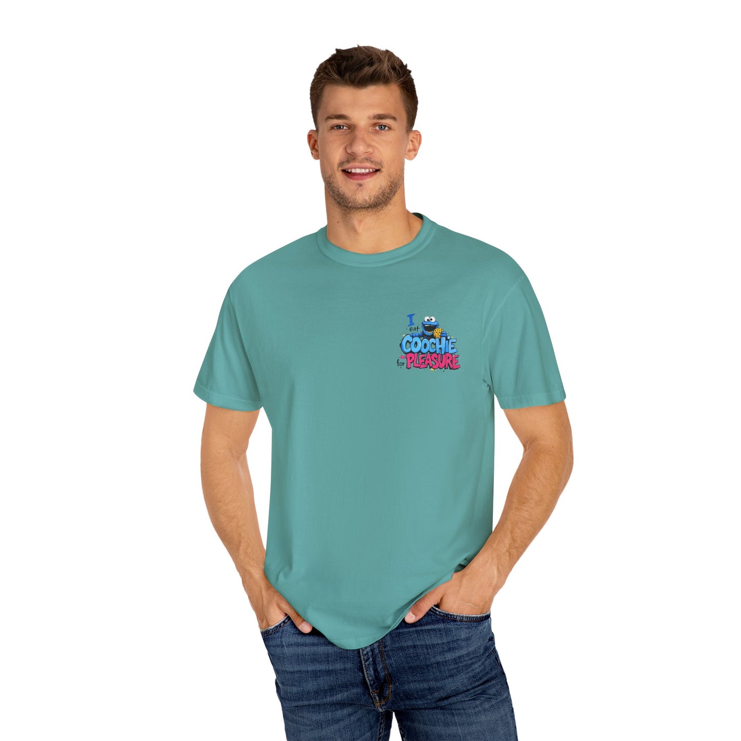 Cookie Monster Unisex Tshirt Funny Sesame Street Tee Comedy Shirt, I Eat Coochie