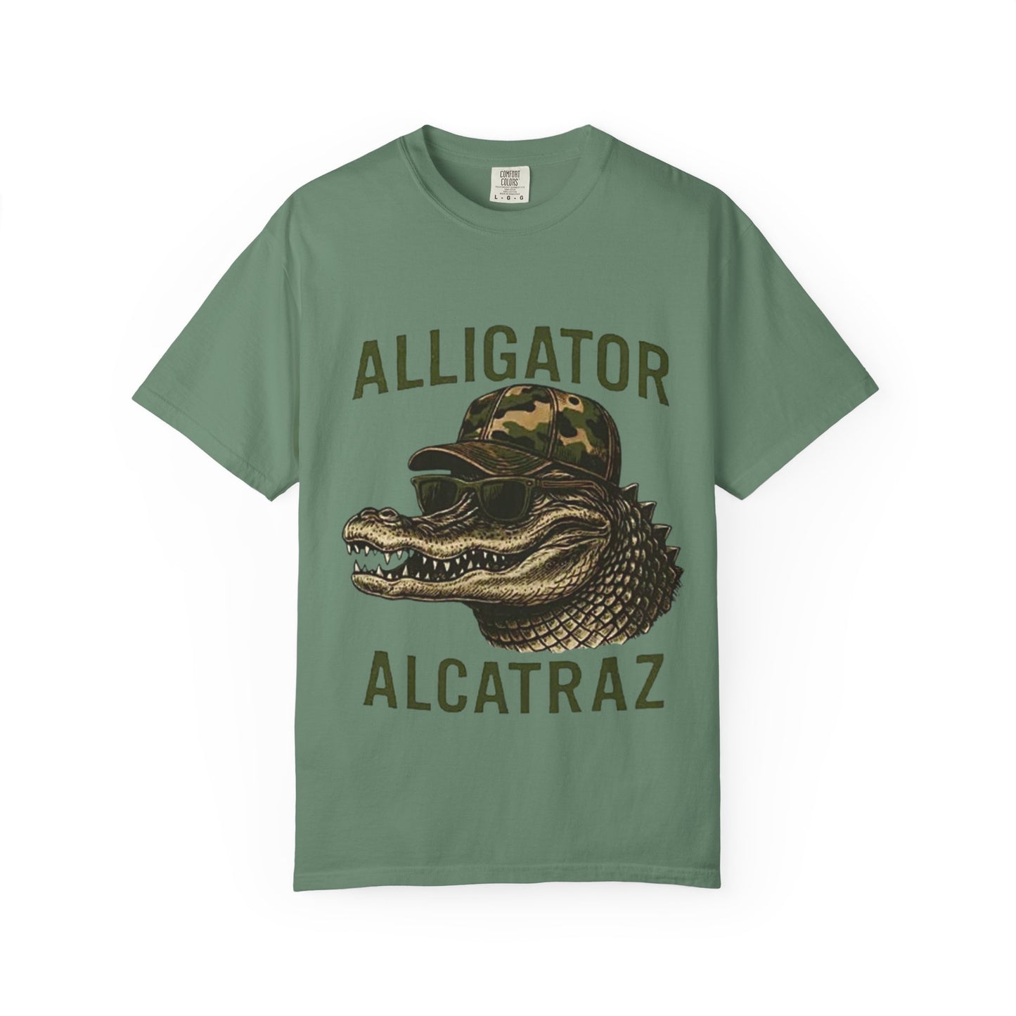 Patriotic USA 2025 MAGA Alligator Alcatraz T-shirt, Trump Support Tee, Patriotic
