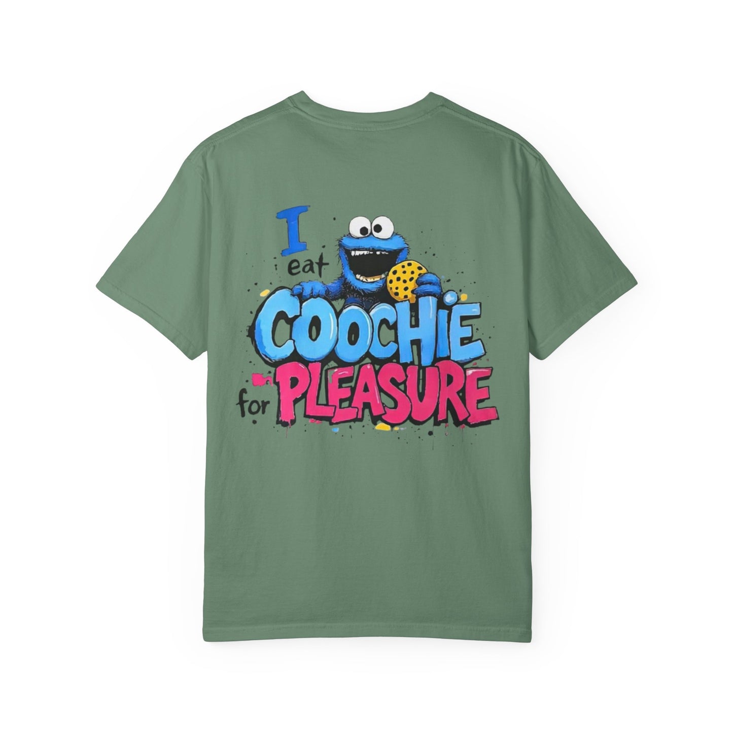Cookie Monster Unisex Tshirt Funny Sesame Street Tee Comedy Shirt, I Eat Coochie