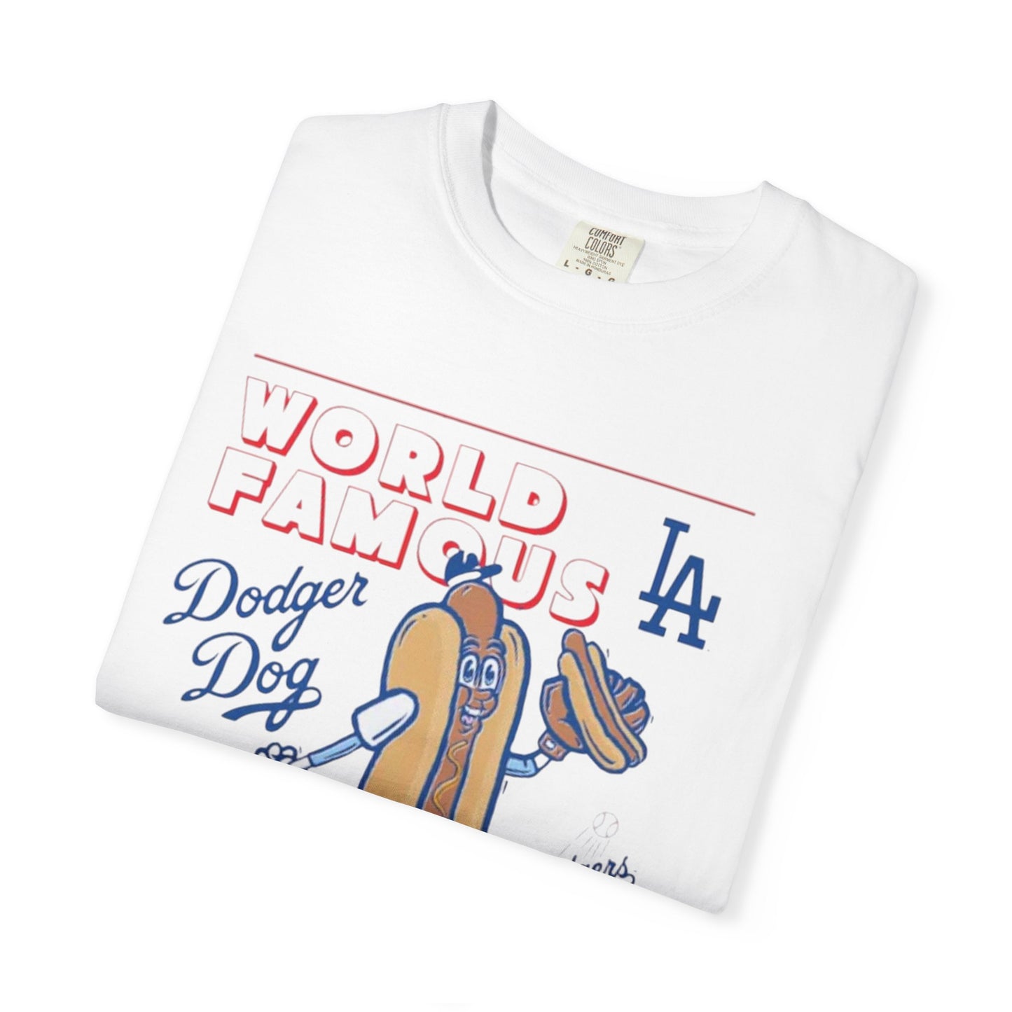 MLB Dodger Stadium Hotdog Man Unisex Tee, Famous Cuisine, Dodgers Baseball Fan