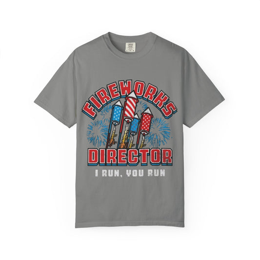 Fireworks Director 4th of July Patriotic shirt Independence Day 1776 MERICA USA
