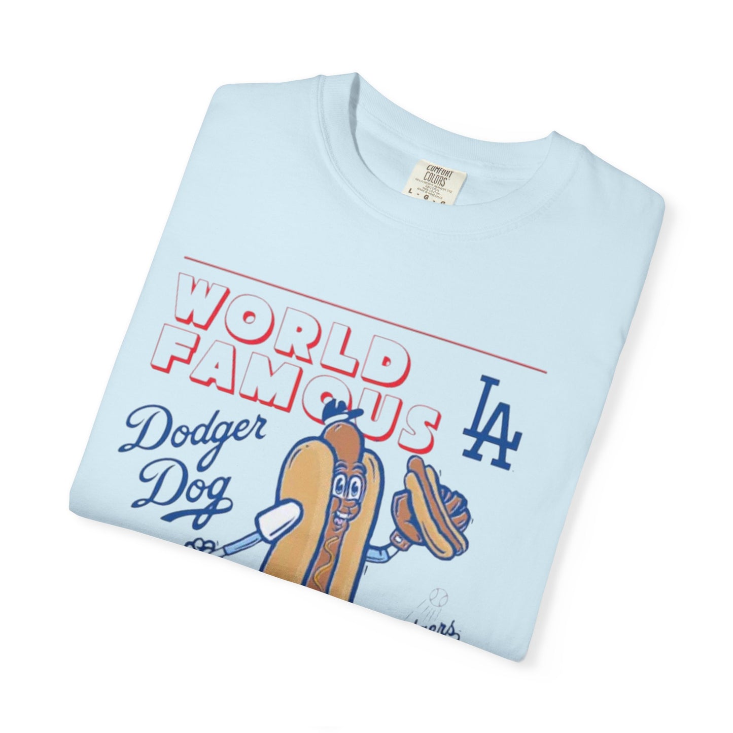 MLB Dodger Stadium Hotdog Man Unisex Tee, Famous Cuisine, Dodgers Baseball Fan
