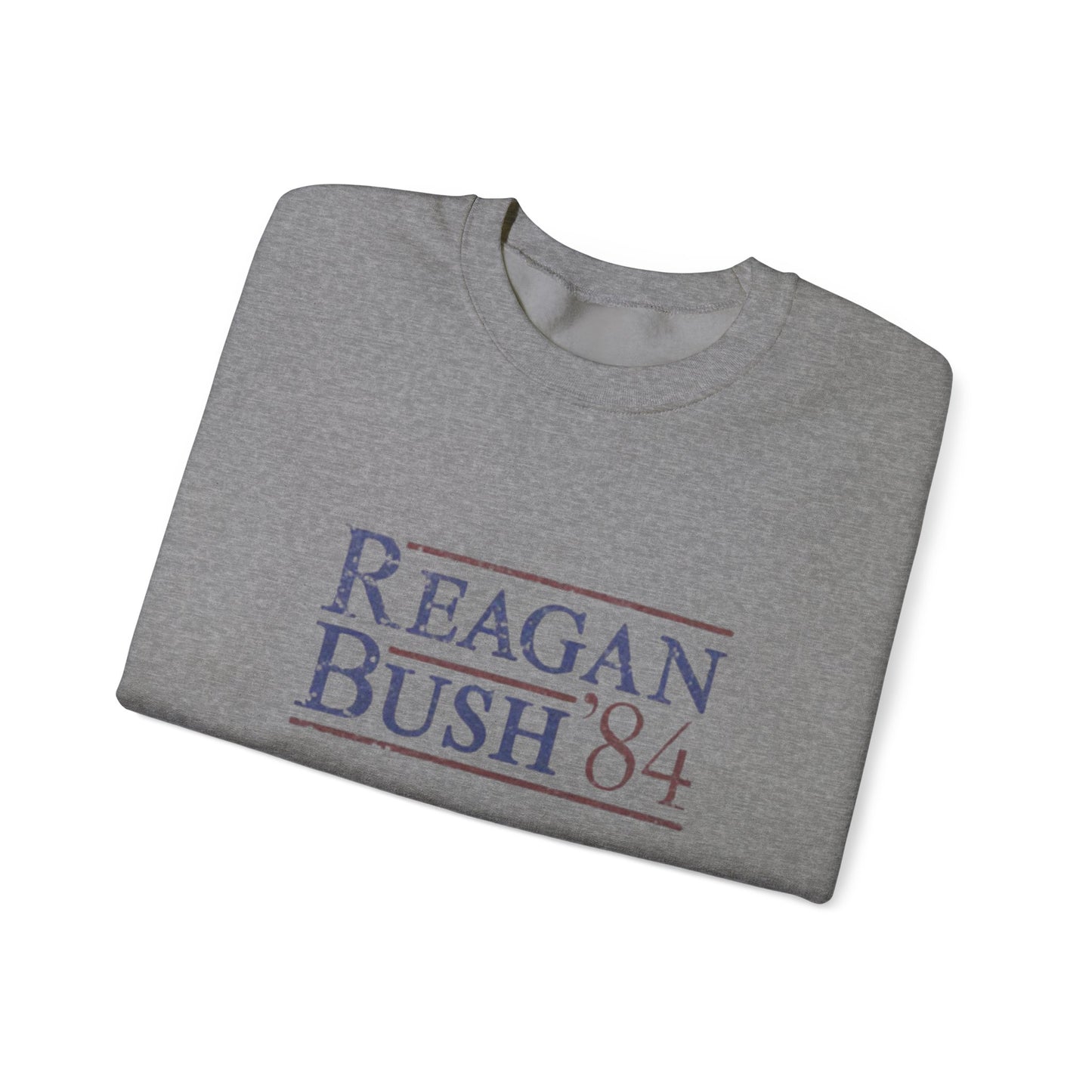 Political Campaign Reagan/Bush 84 Presidential USA Sweatshirt, Unisex Crewneck