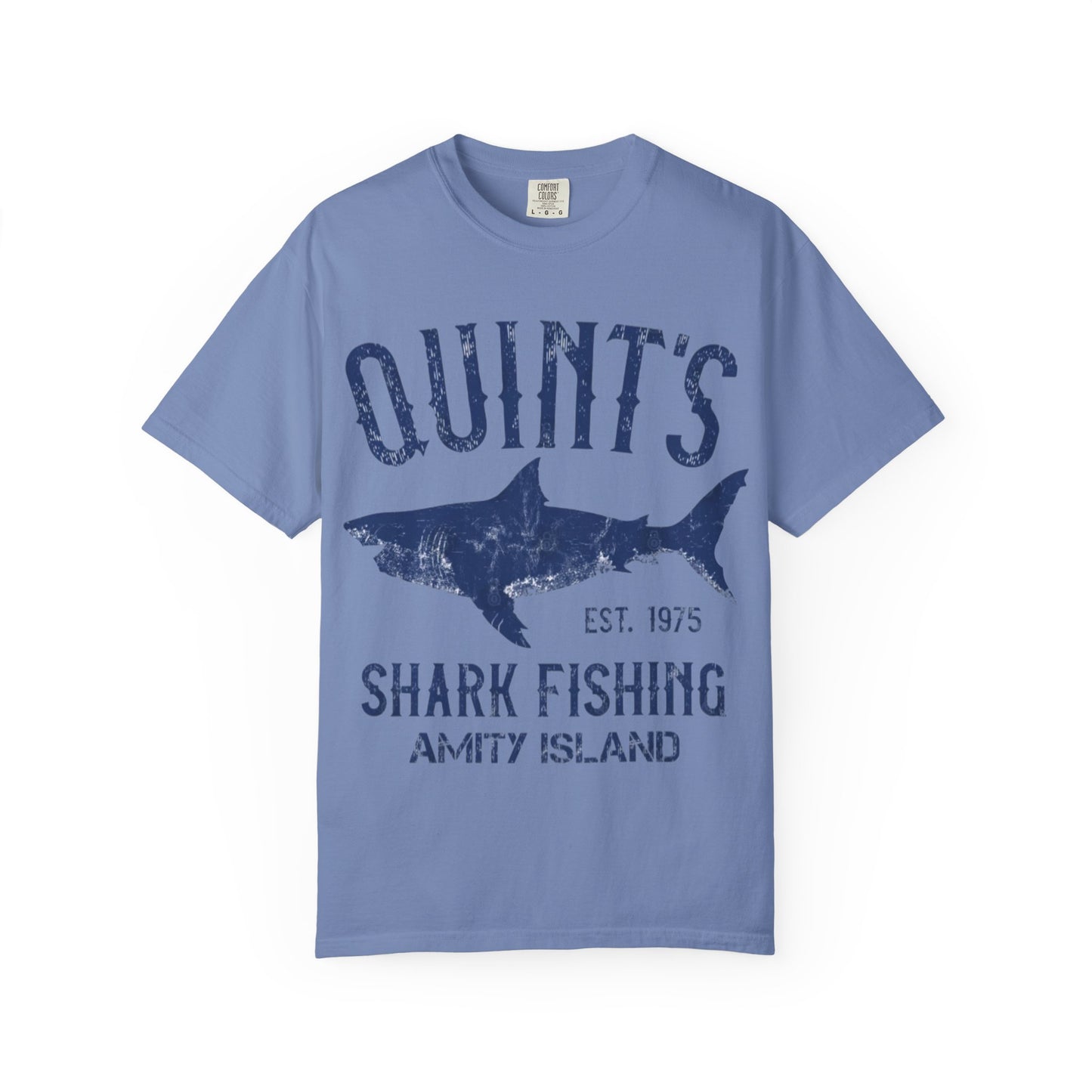 Jaws Movie Unisex T-shirt, Great White Shark Tee, Quints Fishing Shirt, Vintage
