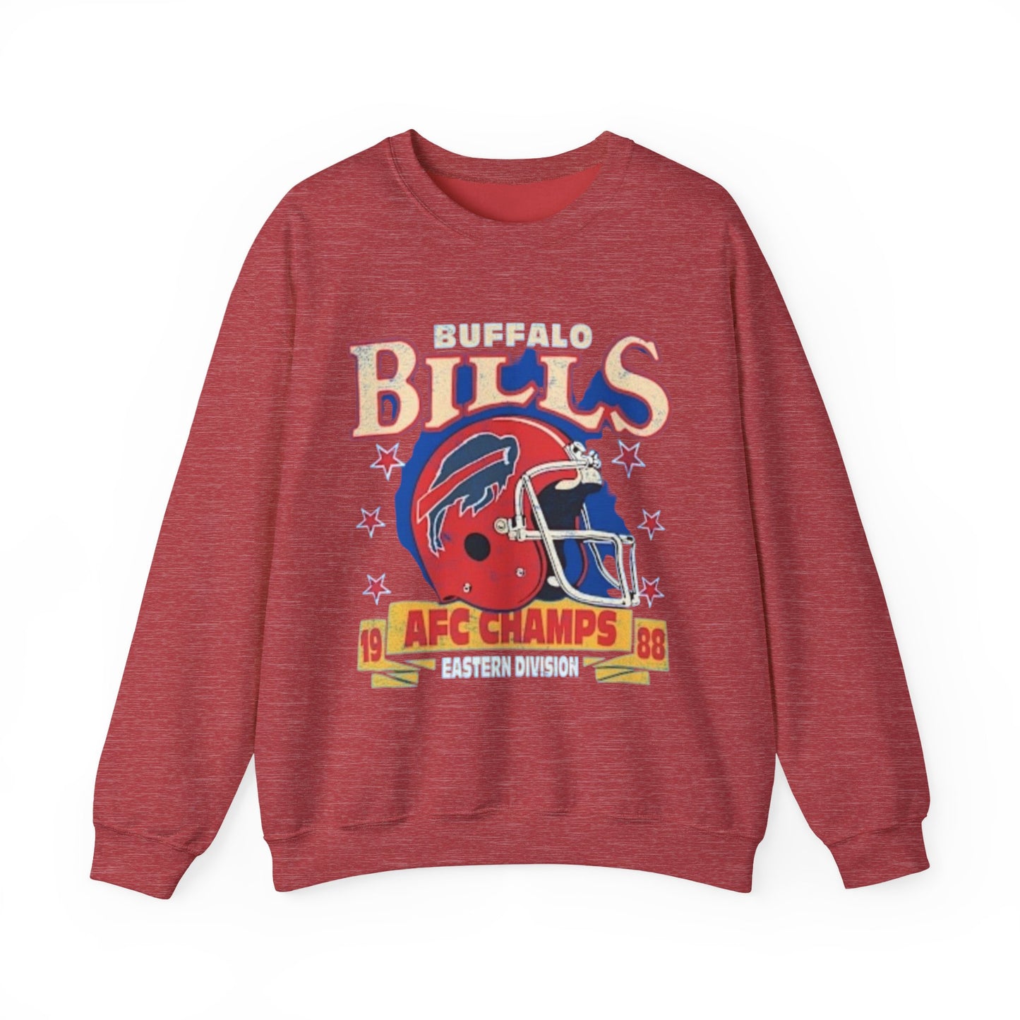Buffalo Bills AFC Champions Sweatshirt, Vintage Retro Unisex Top, 1988 Champs