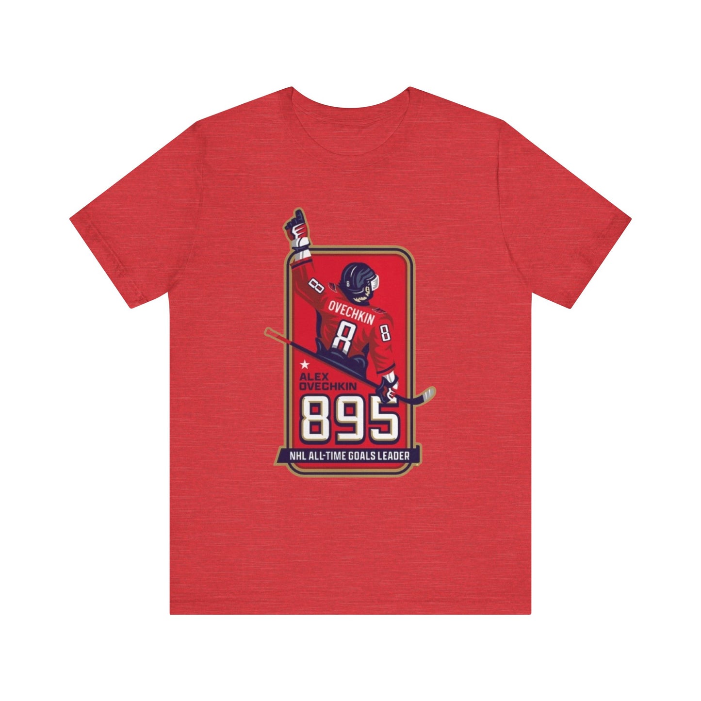 Alex Ovechkin 895th Goal Record Break Unisex Tee, Washington Capitals Fan Shirt,