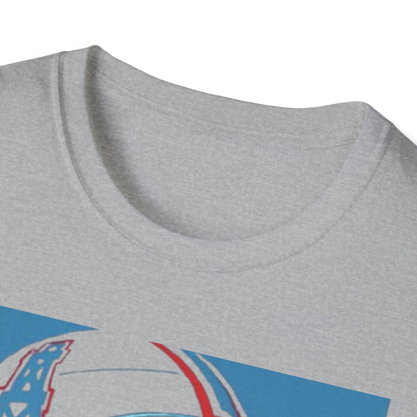 Classic Houston Oilers Unisex Tee, Vintage NFL Logo Softstyle, Tennessee Titans