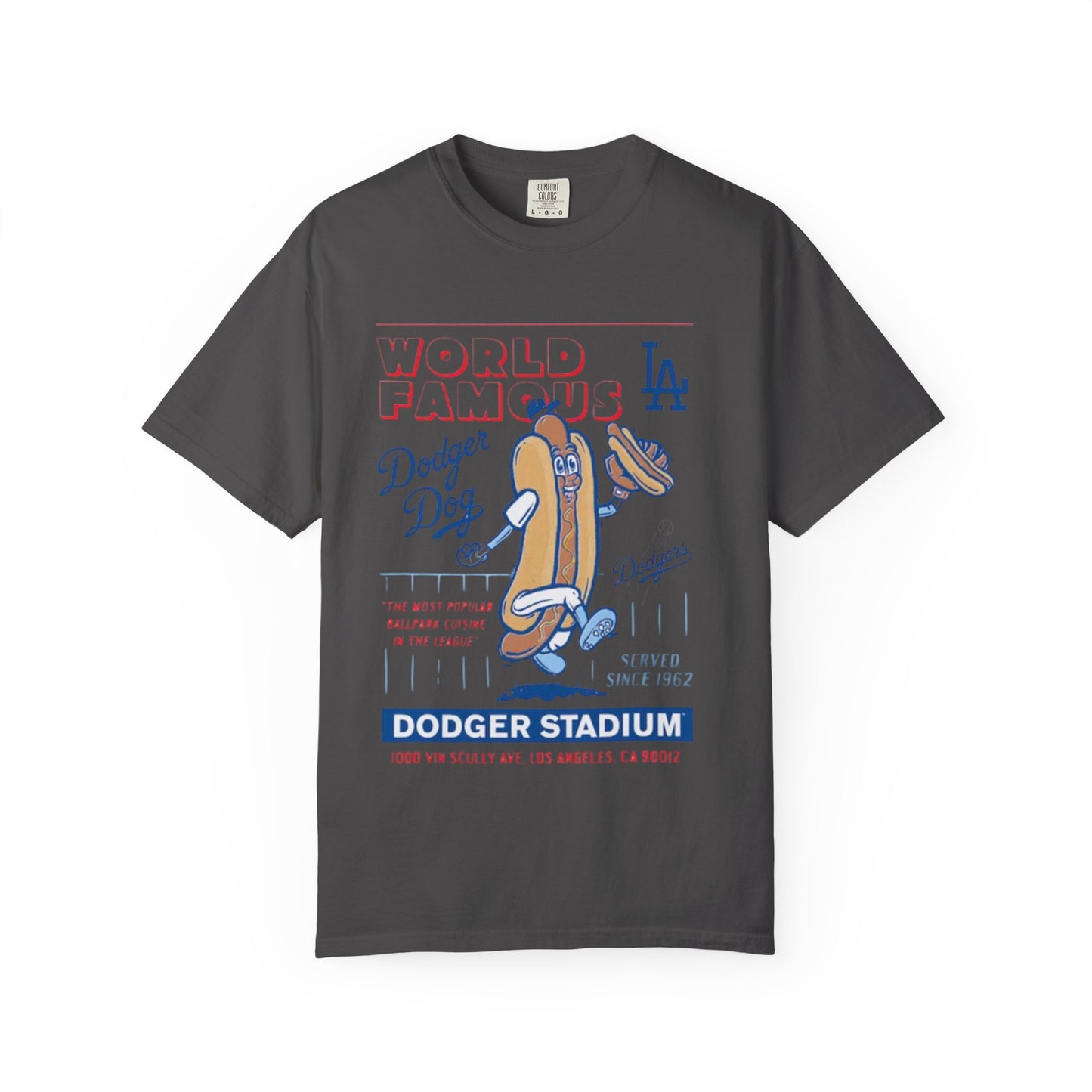MLB Dodger Stadium Hotdog Man Unisex Tee, Famous Cuisine, Dodgers Baseball Fan