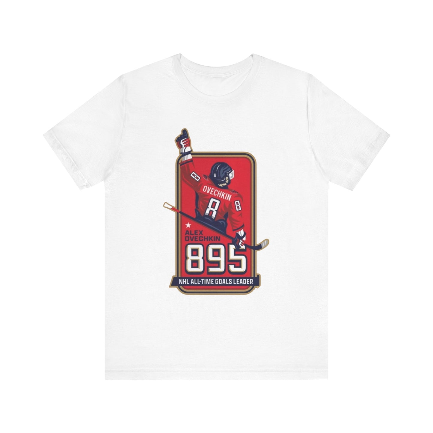 Alex Ovechkin 895th Goal Record Break Unisex Tee, Washington Capitals Fan Shirt,