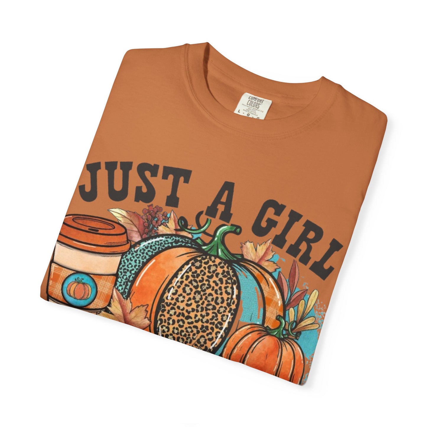 Fall Pumpkin Latte Unisex Tee, Autumn Shirt, Pumpkin Spice Tee, Fall Colors