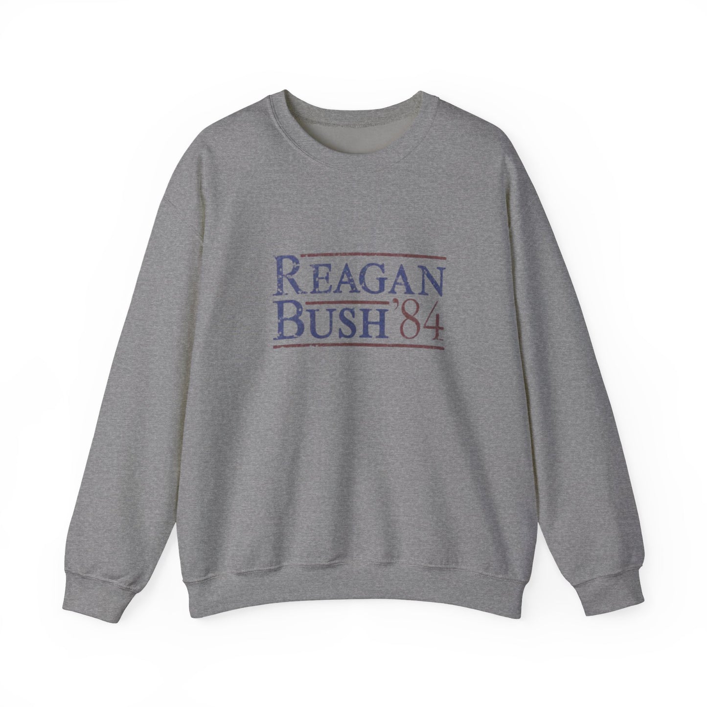 Political Campaign Reagan/Bush 84 Presidential USA Sweatshirt, Unisex Crewneck