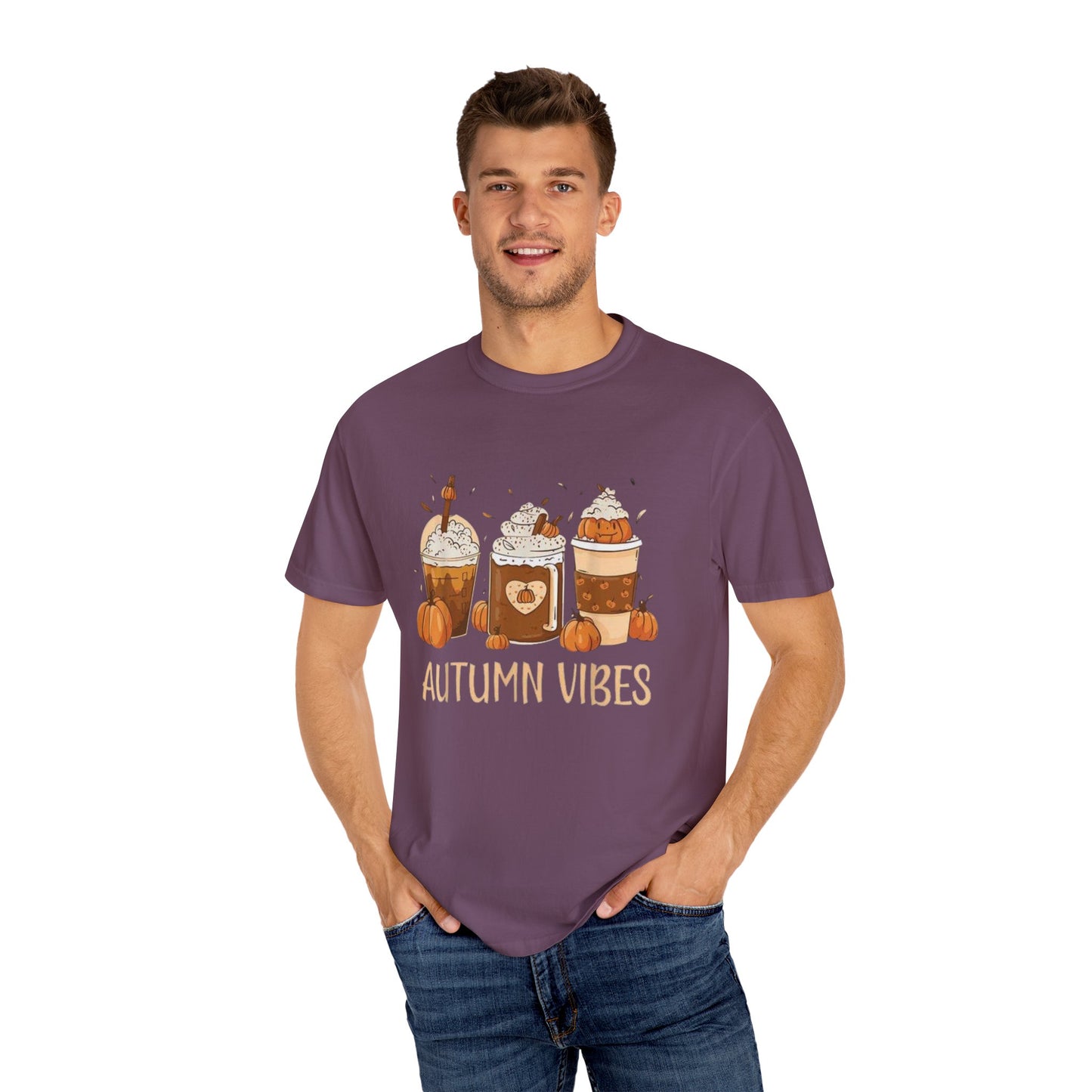 Autumn Vibes Pumpkin Spice Tee, Fall Colors T-Shirt for Teachers, Unisex