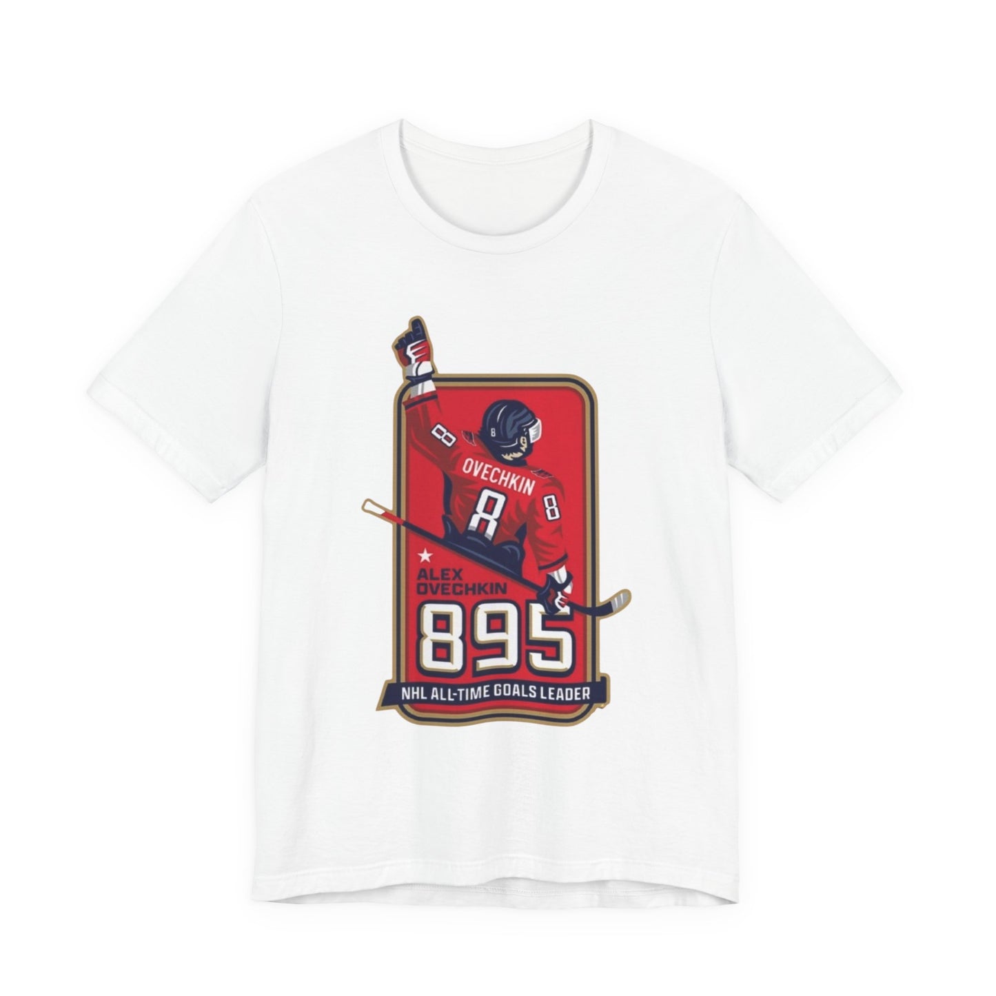 Alex Ovechkin 895th Goal Record Break Unisex Tee, Washington Capitals Fan Shirt,
