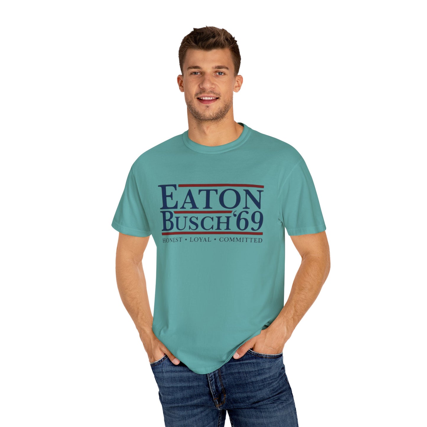 Vintage-Inspired Unisex T-Shirt- Eaton Busch '69, Casual Tee, Retro Shirt, [...]
