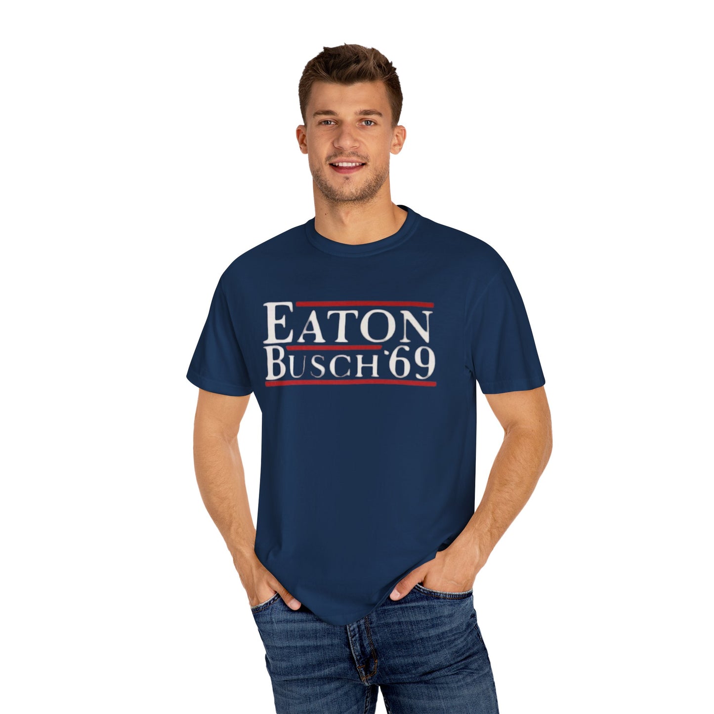 Vintage-Inspired Unisex T-Shirt- Eaton Busch '69, Casual Tee, Retro Shirt, [...]