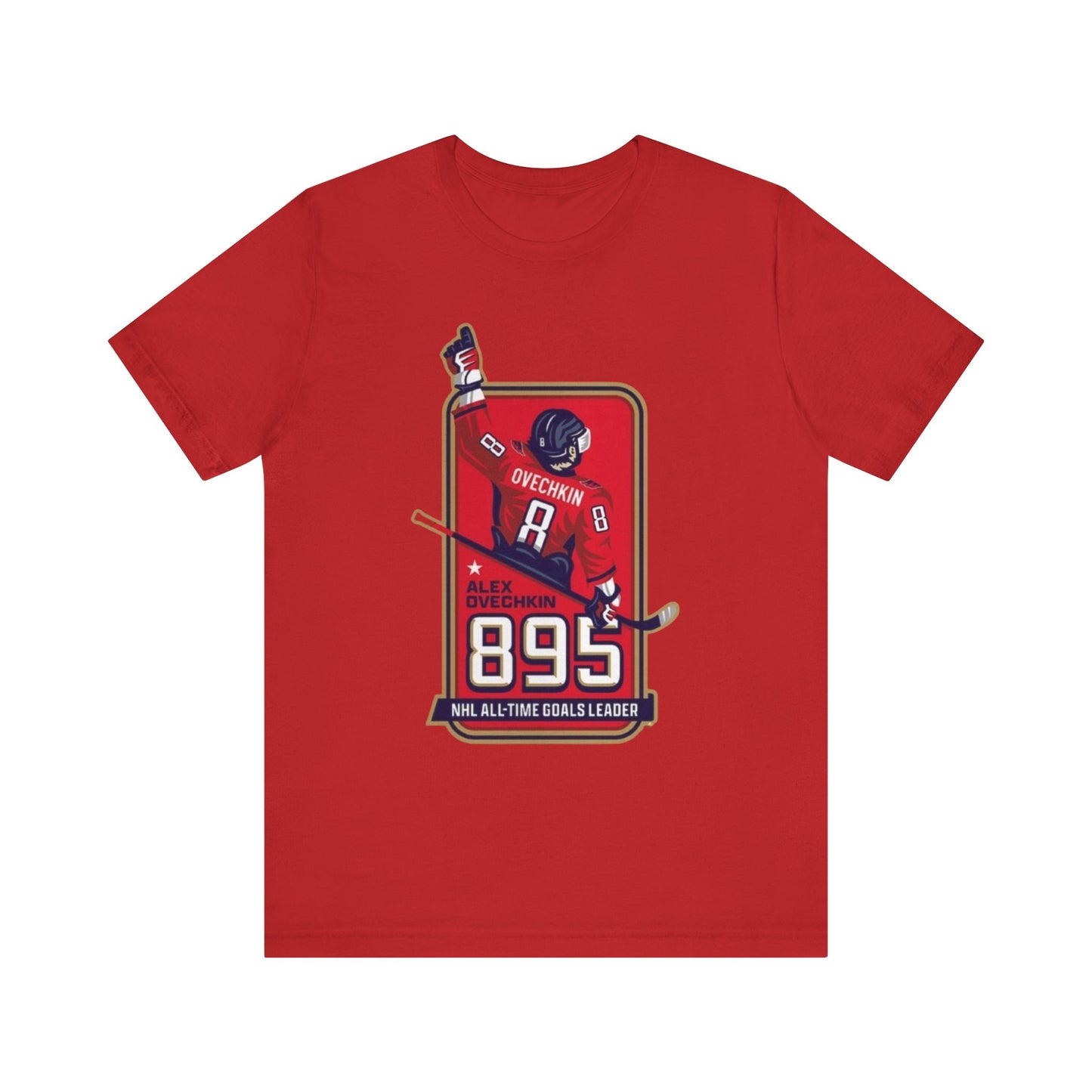 Alex Ovechkin 895th Goal Record Break Unisex Tee, Washington Capitals Fan Shirt,