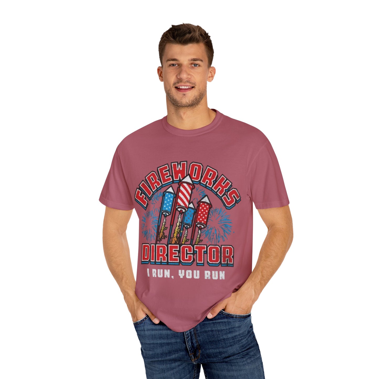 Fireworks Director 4th of July Patriotic shirt Independence Day 1776 MERICA USA