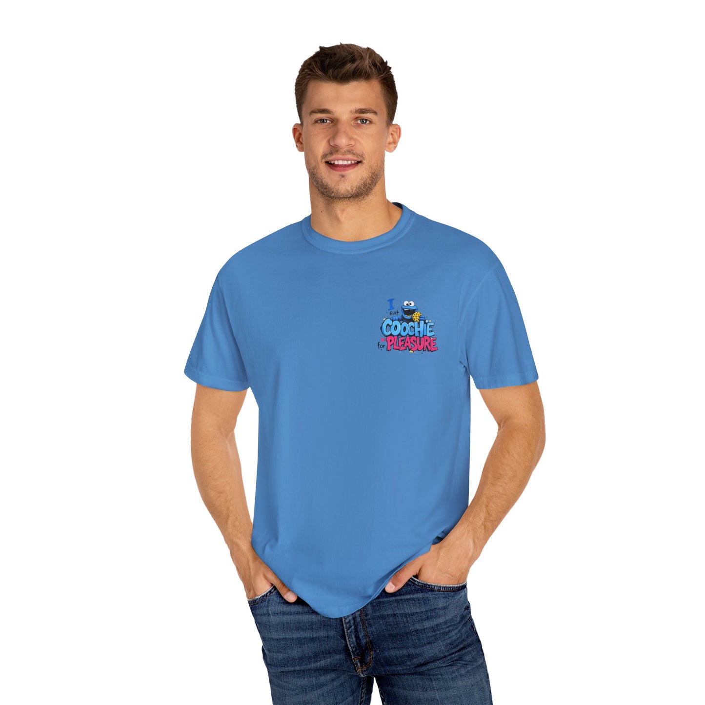 Cookie Monster Unisex Tshirt Funny Sesame Street Tee Comedy Shirt, I Eat Coochie
