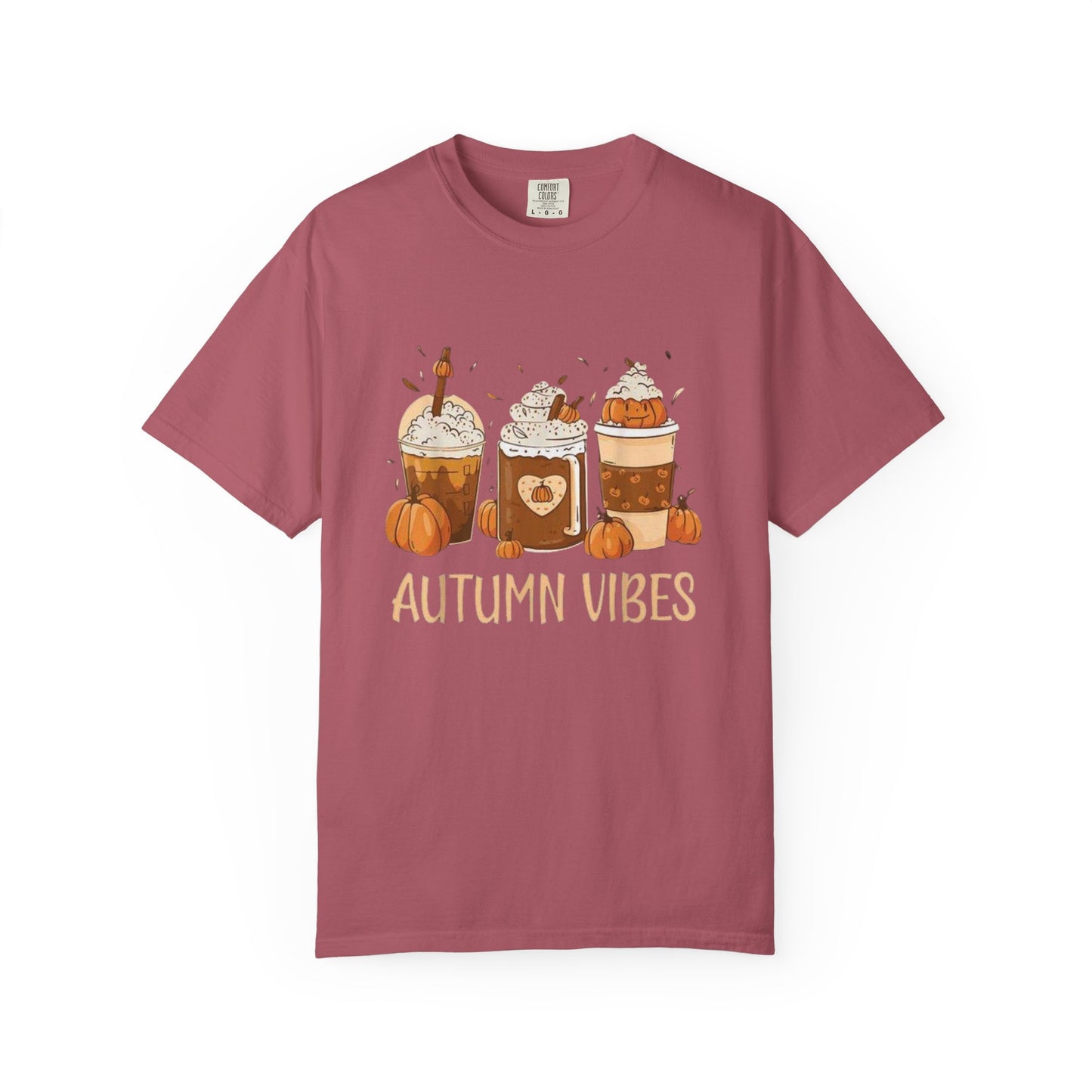 Autumn Vibes Pumpkin Spice Tee, Fall Colors T-Shirt for Teachers, Unisex