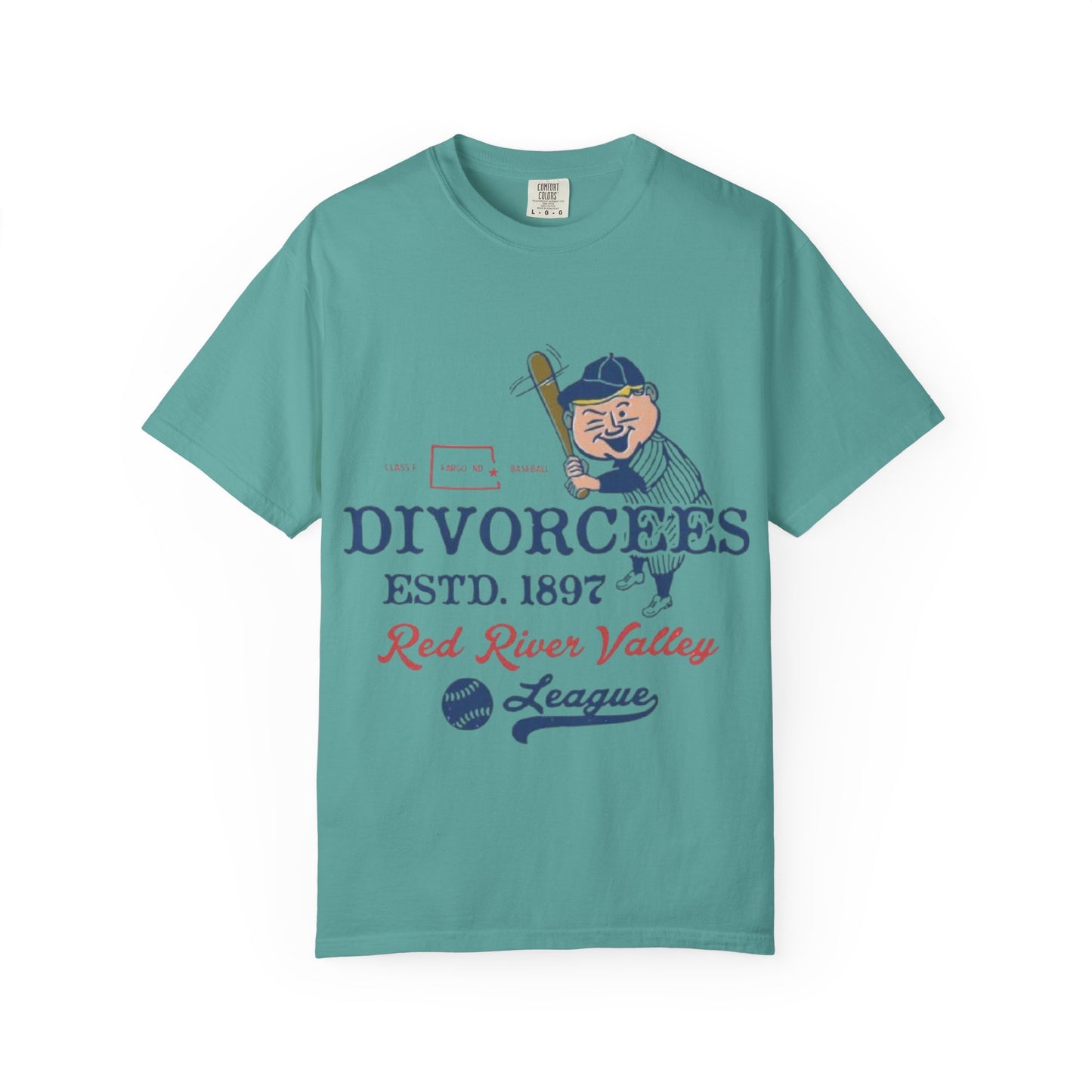 Vintage 1897 Fargo Divorcees Baseball T-shirt, Retro Sports Fan Tee, Unisex
