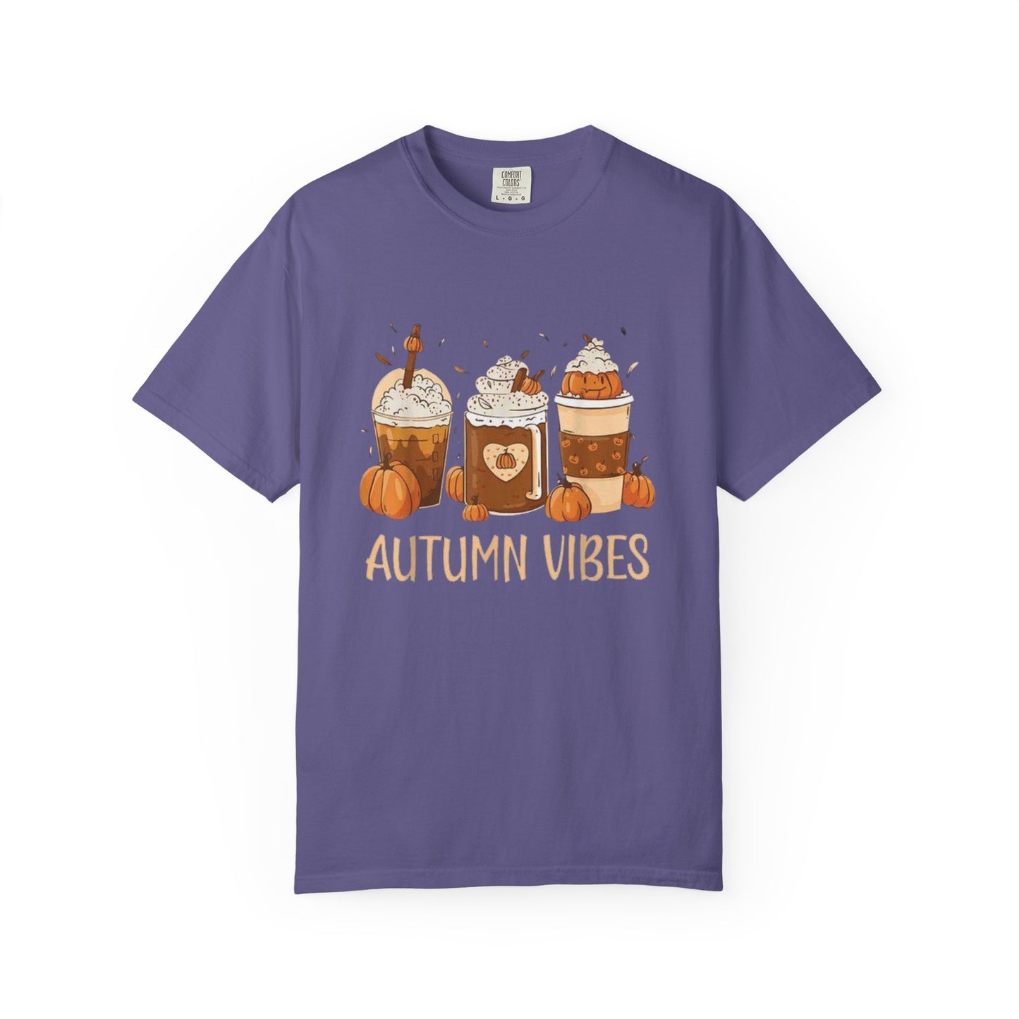 Autumn Vibes Pumpkin Spice Tee, Fall Colors T-Shirt for Teachers, Unisex