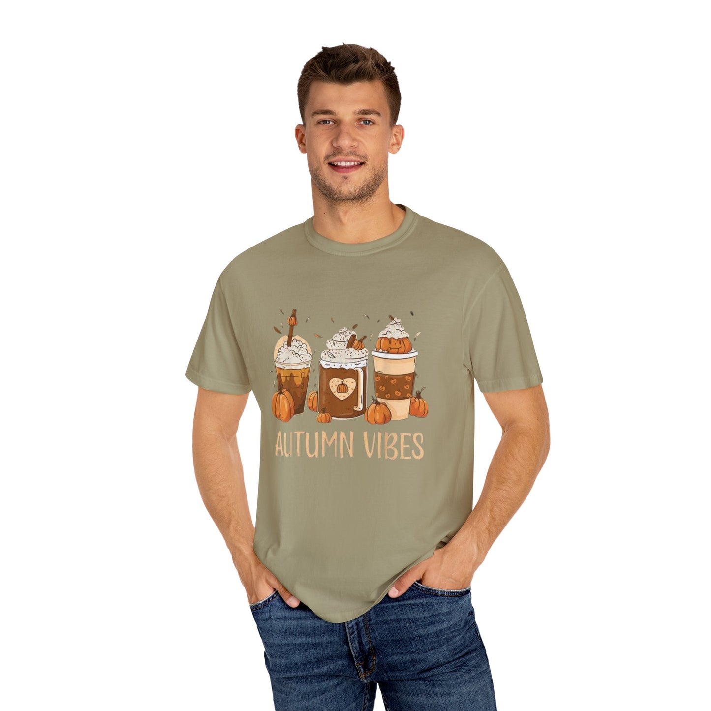 Autumn Vibes Pumpkin Spice Tee, Fall Colors T-Shirt for Teachers, Unisex