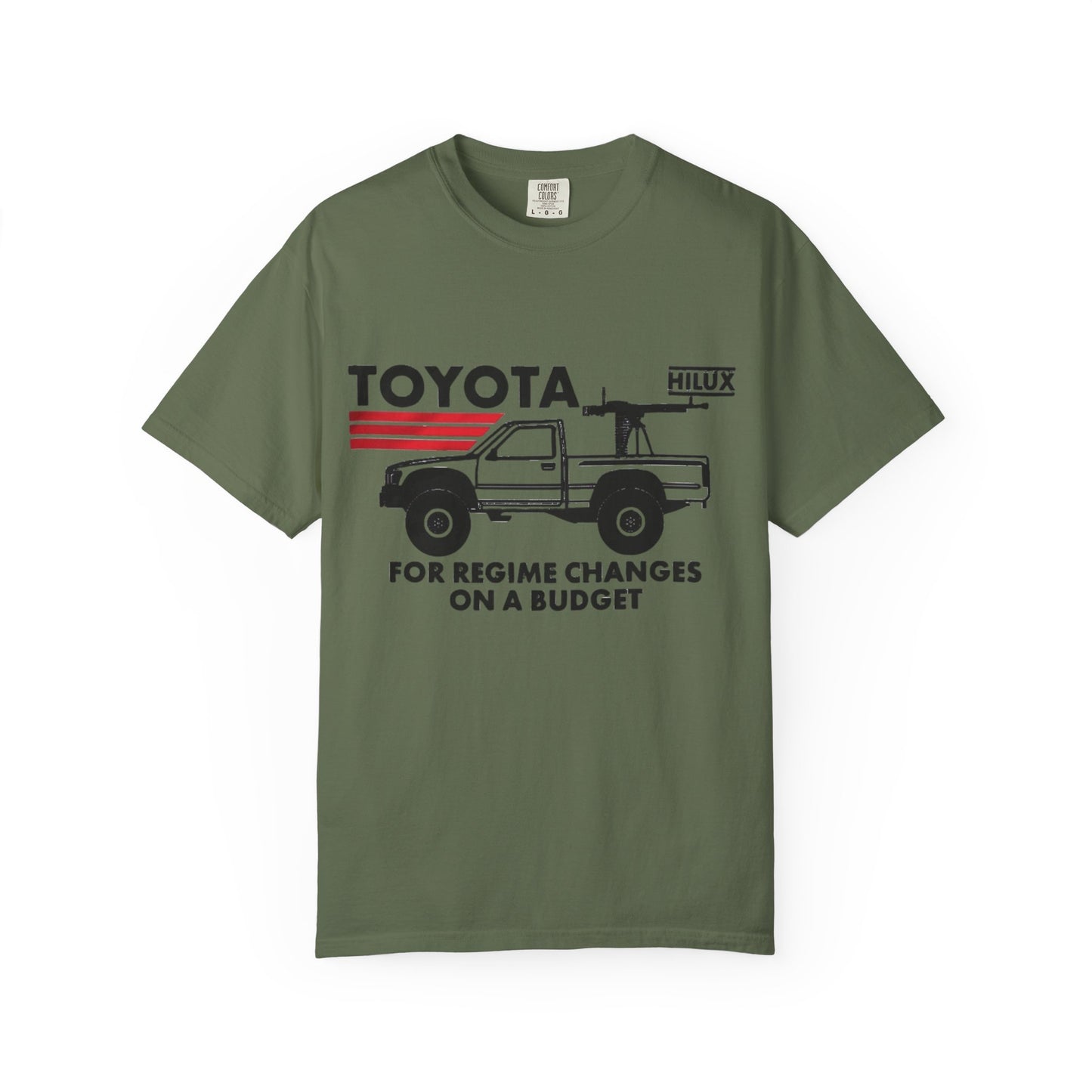 Toyota Truck Tee, Funny Regime Change T-Shirt, Cartels Humor Shirt