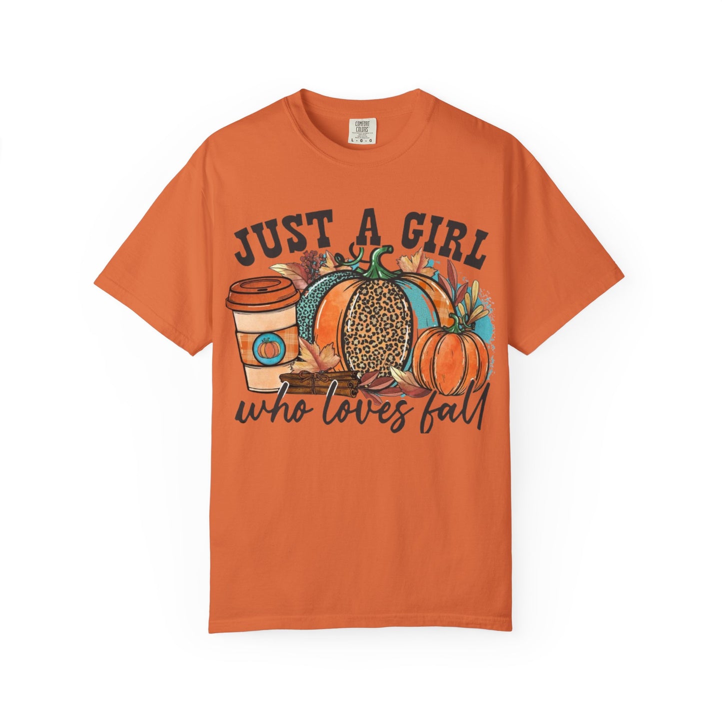 Fall Pumpkin Latte Unisex Tee, Autumn Shirt, Pumpkin Spice Tee, Fall Colors
