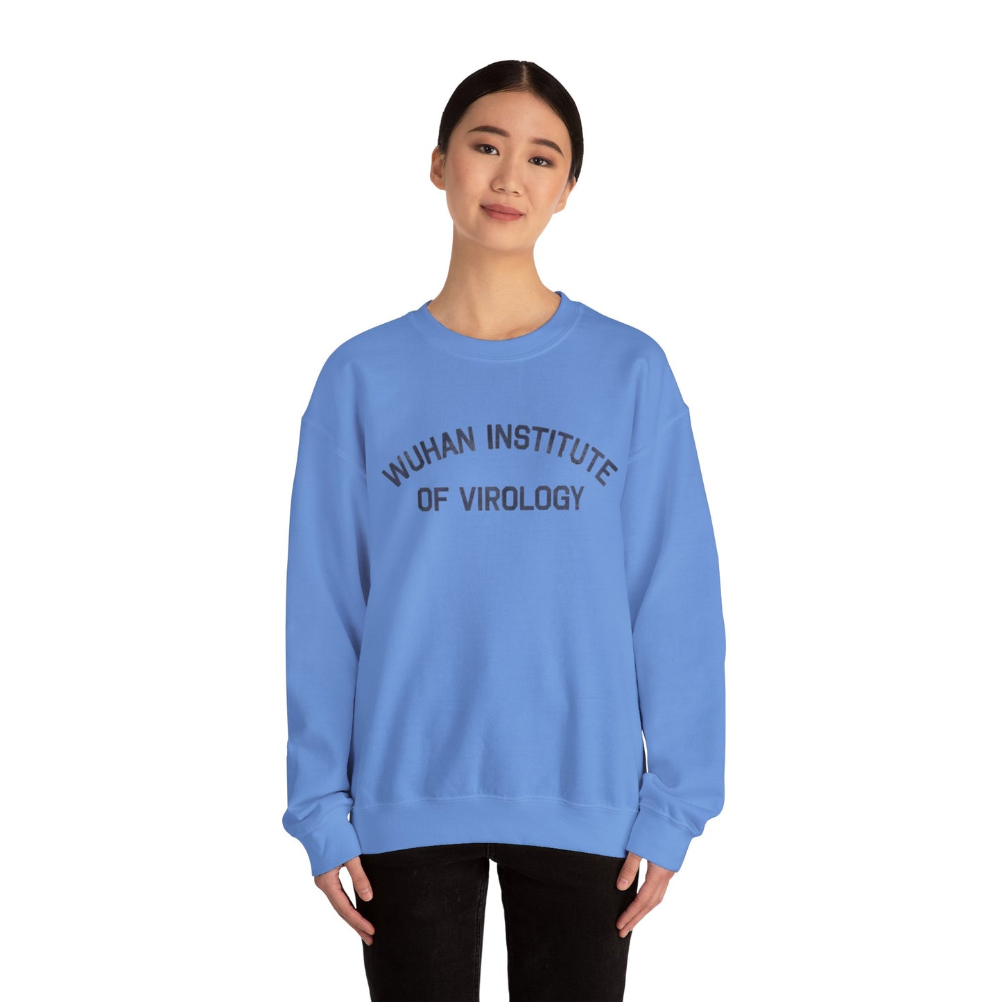 SARS Covid-19 Pandemic Crewneck Sweatshirt, Virology Lab Leaked Virus, World