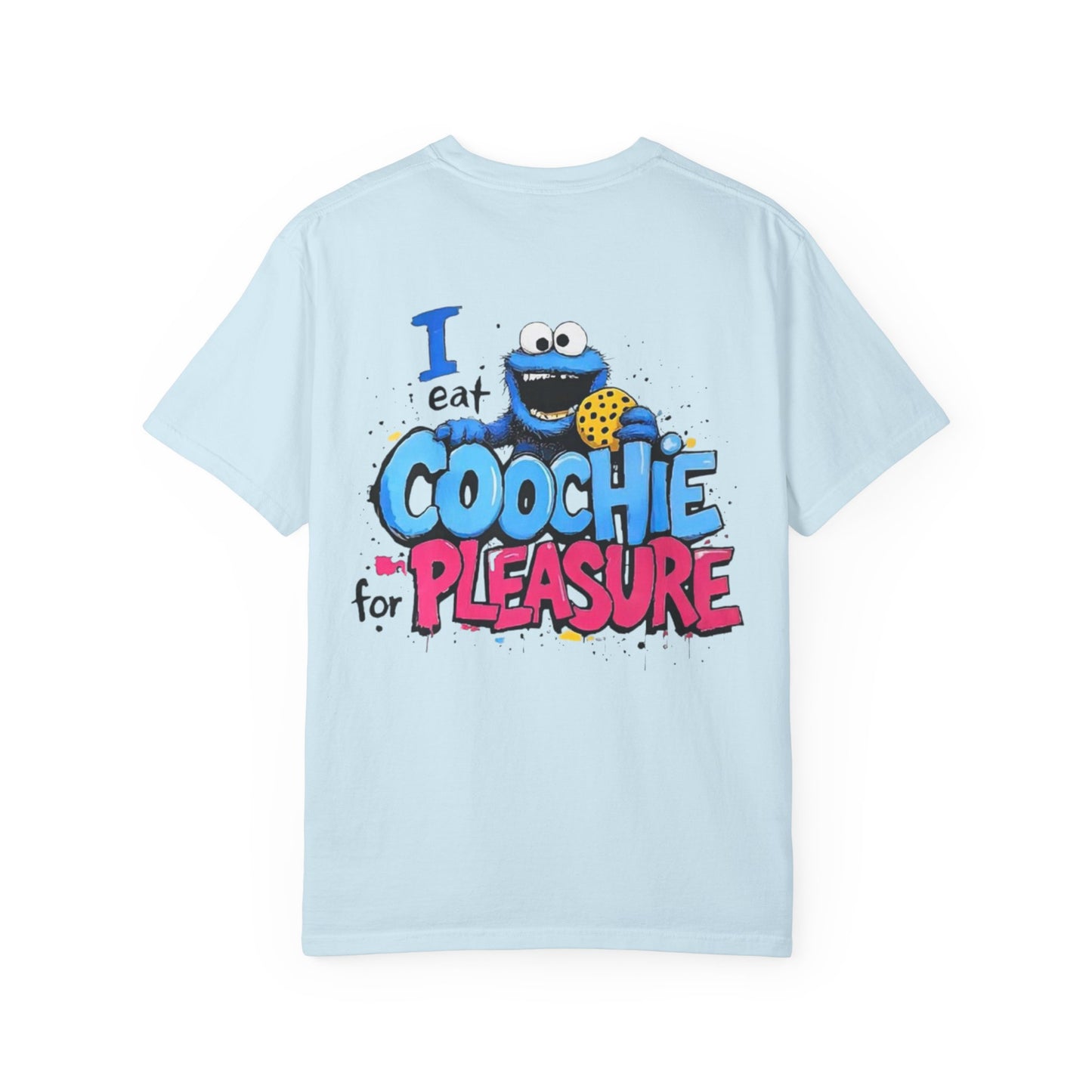 Cookie Monster Unisex Tshirt Funny Sesame Street Tee Comedy Shirt, I Eat Coochie
