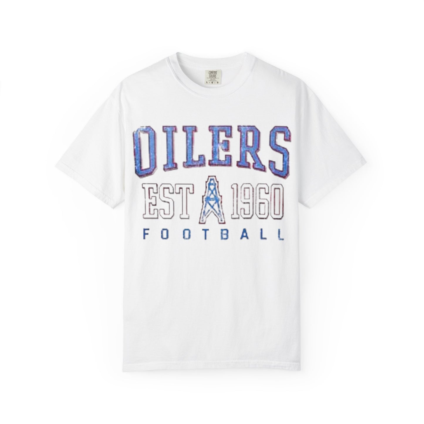 Classic Houston Oilers Football, Vintage NFL T-Shirt, Est. 1960 Oilers, Titans