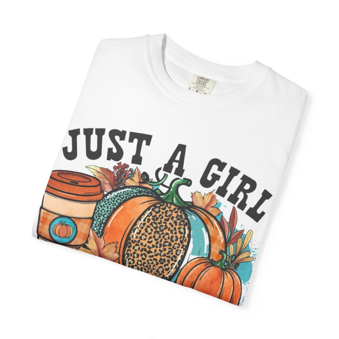 Fall Pumpkin Latte Unisex Tee, Autumn Shirt, Pumpkin Spice Tee, Fall Colors