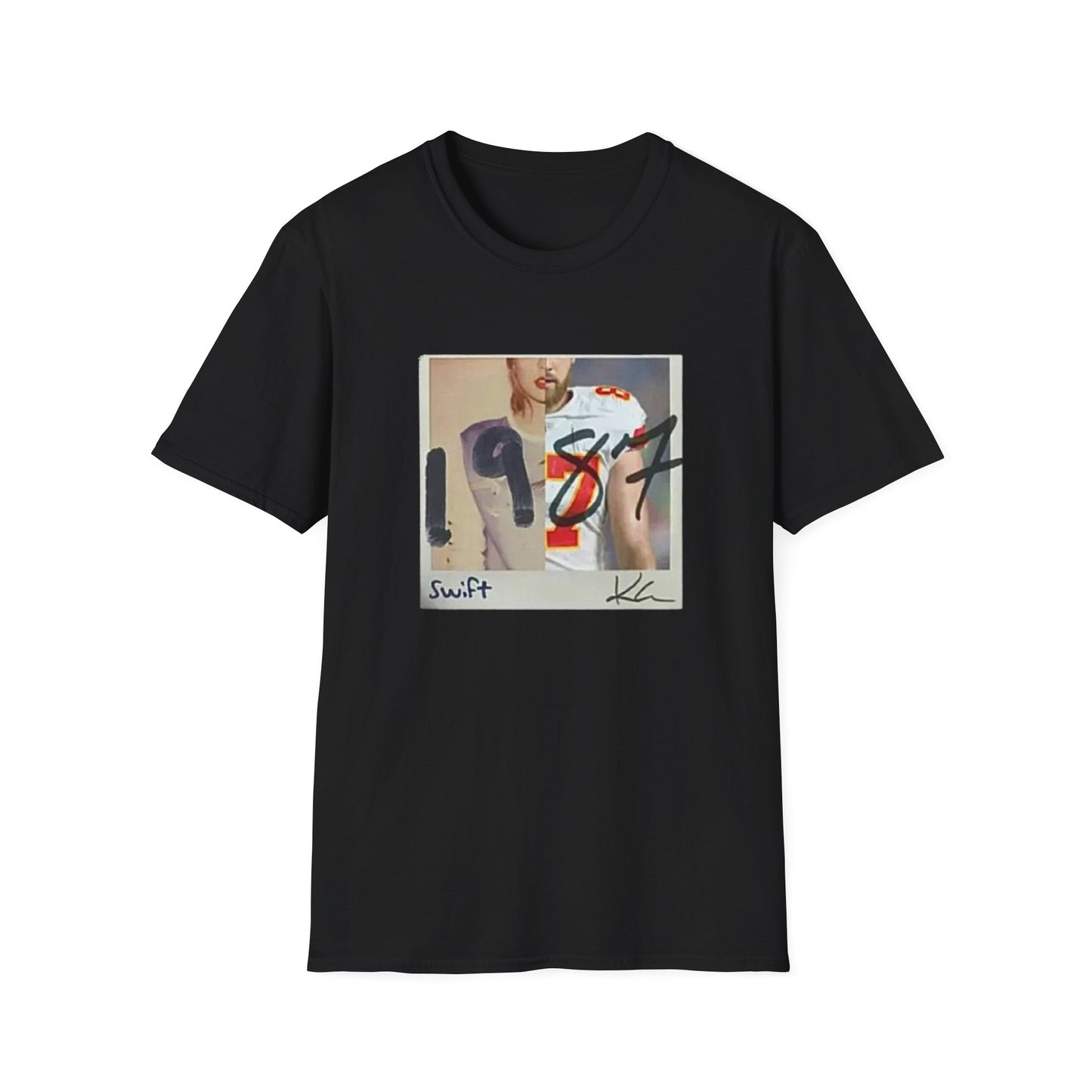 Swiftie x Chiefs Love Tee | 1989 Album CD & Kelce 87 Jersey Mashup Shirt