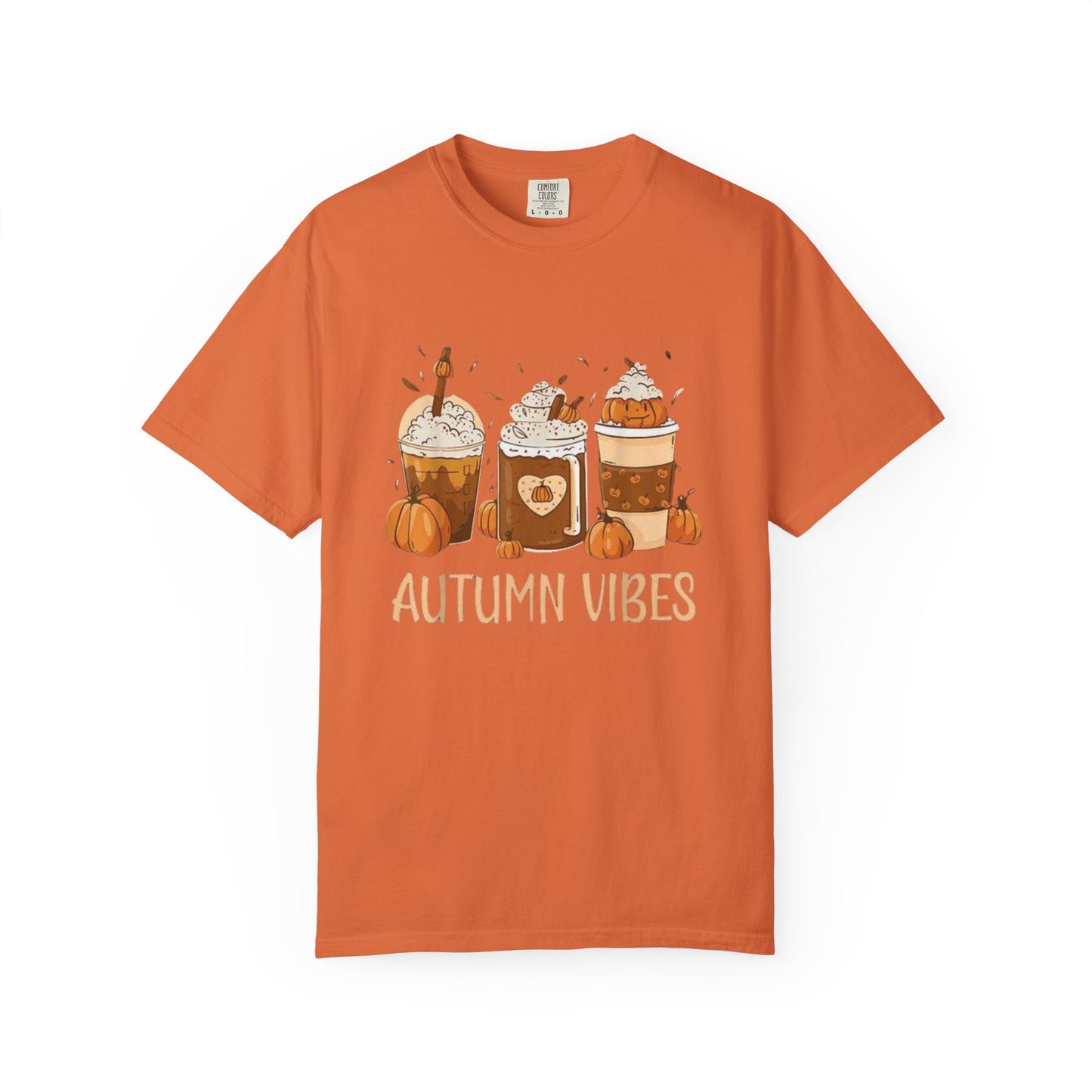 Autumn Vibes Pumpkin Spice Tee, Fall Colors T-Shirt for Teachers, Unisex